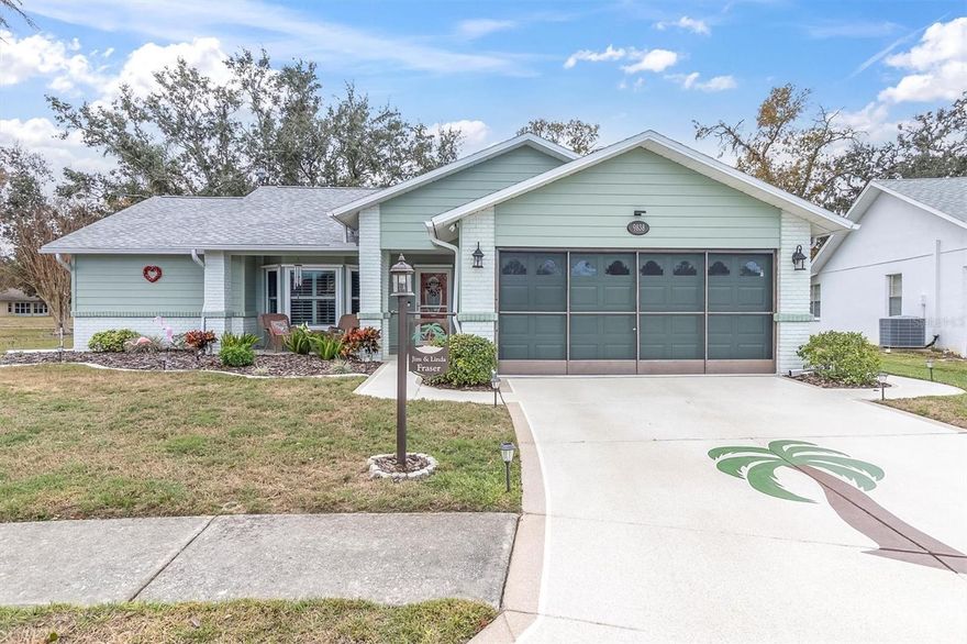 THIS 2/2/2 HAS IT ALL!  IDEALLY LOCATED IN ONE OF THE TRINITY AREA'S MOST POPULAR ADULT COMMUNITY'S WITH RIDICULOUSLY LOW FEES, ON A QUIET CUL-DU-SAC.  THIS SPECTACULAR HOME HAS BEEN GIVEN SO MANY EXTRAS AND UPGRADES, YOU WON'T KNOW WHERE TO LOOK FIRST.  FROM THE CROWN MOLDING IN EVERY ROOM, TO THE NEW HURRICANE WINDOWS COVERED WITH ELEGANT PLANTATION SHUTTERS TO THE GORGEOUS NEW SLIDERS. ALL NEW DOORS ON ROOMS & CLOSETS!  THE EAT IN KITCHEN IS AWESOME... I BET YOU CAN'T FILL ALL THOSE BEAUTIFULLY UPGRADED RAISED PANEL CABINETS TOPPED BY GORGEOUS QUARTZ!  IF YOU CAN, WELL THERE'S ALSO A HANDY PANTRY. LOVE THE STAINLESS APPLIANCES!  THIS VERSATILE FLOOR PLAN OFFERS LIVING ROOM FORMAL DINING ROOM OR LARGE GREAT ROOM PLUS A FAMILY ROOM THAT WORKS PERFECTLY AS A FORMAL DINING ROOM WHATEVER FITS YOUR FAMILY'S LIFESTYLE.  THE SPLIT BEDROOMS GIVES MAXIMUM PRIVACY TO THE PRIMARY BEDROOM, IT FEATURES EVERYONE'S FAVORITE DUAL WALK IN CLOSETS, AND THE NEW PRIVATE BATH HAS DUAL SINKS TOPPED BY GRANITE, A VANITY AND STEP IN SHOWER!  THE GUEST BEDROOM IS A GENEROUS SIZE WITH LOTS OF CLOSET SPACE!  THE CONVENIENTLY ADJACENT GUEST BATH IS ALL NEW AS WELL.  THE 12X24 FLORIDA ROOM IS BEAUTIFULLY FINISHED!  OMG LOOK AT THAT HUGE LAUNDRY ROOM!   THE ROOF AND THE HVAC WERE DONE IN 2023. UPGRADED LANDSCAPING AND THE REAR LANDSCAPING GIVES PRIVACY TO THE BREEZY FLORIDA ROOM & BBQ AREA!  THIS COMMUNITY FEATURES A WONDERFUL CLUBHOUSE WITH A HEATED POOL & SPA, LIBRARY, CARD ROOM, POOL & BILLIARD ROOM, TENNIS CT, BOCCE, PICKLEBALL, EXERCISE CLASSES, DANCES, BBQ'S PARTIES AND MORE ACTIVITIES THAN YOU CAN KEEP UP WITH! ADD IN THE AMENITIES A TRINITY AREA LOCATION OFFERS AND IT MAKES THIS A VERY SPECIAL HOME PRICED RAZOR SHARP!  HURRY TO THIS ONE! HESITATE....AND YOU'LL BE TOO LATE