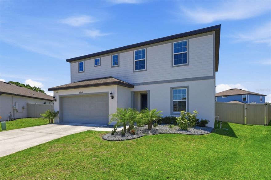 Welcome to this beautifully upgraded 2022 built Pulte Homes home located in desirable South Lakeland near the county line and Sun ‘n Fun and minutes to Lakeland Airport. Situated on an oversized vinyl fenced lot, this spacious 5 bedroom, 3 full bathroom residence offers the perfect combination of modern design, functionality, and outdoor living.

Inside, you’ll find upgraded finishes throughout including quartz countertops, a stone backsplash, stylish fixtures, and custom built-ins in the primary bedroom closet. The thoughtfully designed floor plan features a first-floor bedroom and full bathroom ideal for guests or multigenerational living. Upstairs includes four additional bedrooms including the spacious primary suite, plus a large loft providing additional living or flex space.

Step outside to your private backyard retreat complete with pavers, a pergola with lighting and TV setup, playground, storage shed, irrigation system, and beautifully maintained landscaping. The oversized yard offers plenty of room for entertaining and everyday enjoyment.

Additional highlights include an upgraded garage featuring epoxy flooring, octagon lighting, and fresh paint.

Residents enjoy access to community amenities including two pools, two playgrounds, a dog park, and outdoor fitness area.

Conveniently located near shopping, dining, major roadways, and local attractions, this move-in ready home offers exceptional upgrades, space, and lifestyle in one of Lakeland’s highly desirable  areas.