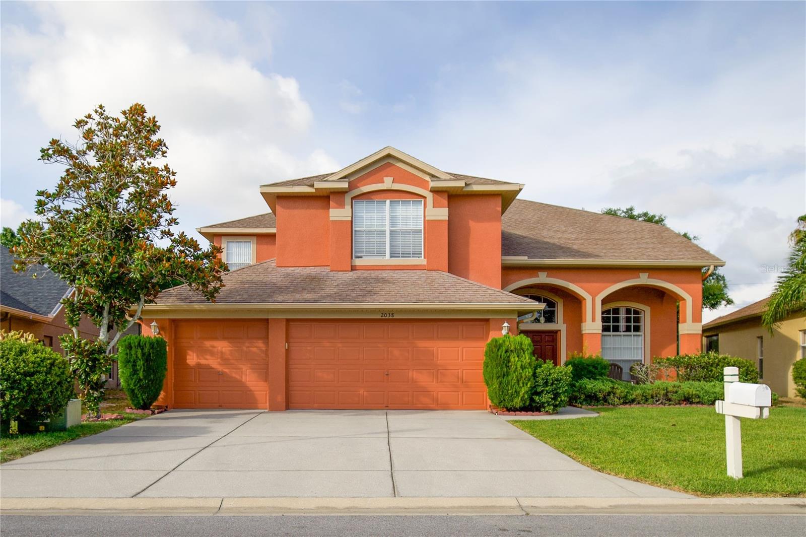 Welcome to your peaceful oasis in the gated, amenity-rich community of Key Vista! This impressive 2-story, 3,072 sq ft home offers 5 bedrooms, 3 full bathrooms, and a tranquil backyard with a wonderful pond view that brings nature right to your doorstep.
Inside, you'll find a spacious layout ideal for both entertaining and everyday living. Upstairs, the primary suite is massive, complete with a private sitting room, large walk-in closet, an en suite bathroom with dual vanities, soaking tub, and a separate shower. Four additional bedrooms and two full baths provide plenty of space for family or guests.
Step outside to your backyard with no rear neighbors—just a peaceful pond that adds charm and privacy. The Key Vista community enhances your lifestyle with resort-style amenities, including a clubhouse, pool, tennis courts, volleyball courts, fitness center, entertainment room, and dedicated RV, boat and trailer storage.
Located just minutes from Anclote Park’s boat launch, the new Coastal Anclote Trail, marinas, and the Gulf of Mexico, this home is perfectly situated for outdoor enthusiasts. Plus, it’s not in a flood zone and boasts a low HOA fee, offering outstanding value.
Don’t miss the opportunity to own this spacious home in one of the area’s most desirable communities. Schedule your showing today!
Please note: this home has an unrepaired sinkhole.