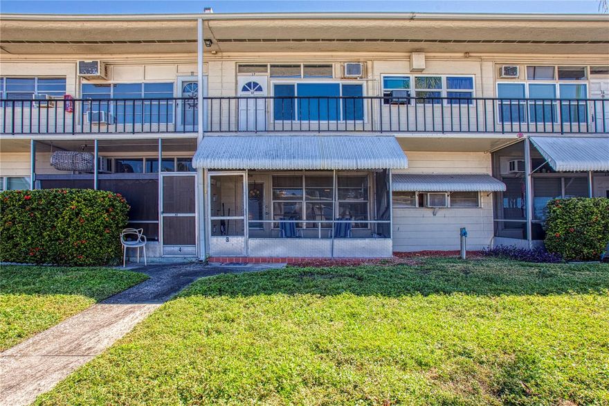 Enjoy comfortable, easy living in this move-in ready 1-bedroom, 1-bath condo in Kenneth City’s beloved Clearview Oaks 55+ community. Thoughtfully updated, this home includes a modernized bath and cozy living spaces that make everyday life simple and efficient. With no flood insurance required and no hurricane damage, this property offers peace of mind along with affordability. Residents appreciate the community clubhouse, shuffleboard and close proximity to beautiful Gulf beaches, shopping, and restaurants. Take your time exploring this inviting home— schedule a showing to experience its charm in person.