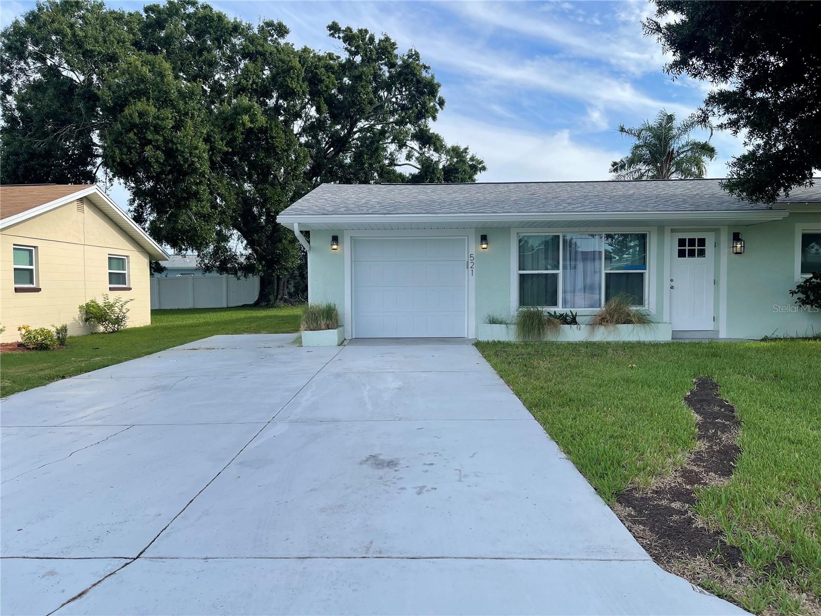 NO DEED RESTRICTIONS! This charming Apollo Beach home has 3 bedrooms and 2 baths and has never flooded! Gleaming terrazzo floors and freshly painted walls throughout this home make it move in ready. You're sure to appreciate the updated kitchen with newer cabinets and stone counters. A large countertop is open to the living room which makes interacting with family and guests possible. Set out your holiday treats buffet style! There is room enough for your bistro style table in the kitchen too and a door leading out to the screened lanai. The living room has a large window overlooking the manicured front yard. Down the hall your find three bedrooms and a full bath in the hallway. There is also a bath with shower in the garage so when you come home from a day on the water, beach or just out fishing you can shower before going inside. The single car garage has a washer and dryer hookup. There is an adjacent concrete pad to park your boat or RV. The adjacent vacant lot is owned by the same party and can accommodate overflow parking when you host events. Your pet is welcome with a $300 non-refundable deposit. Application fee is $55,
Minimum credit score of 600, no prior evictions, acceptable background check. When application is approved your security deposit of $2,000 is due. This home is well managed by very responsible owners. Don't miss this opportunity to see this little gem!