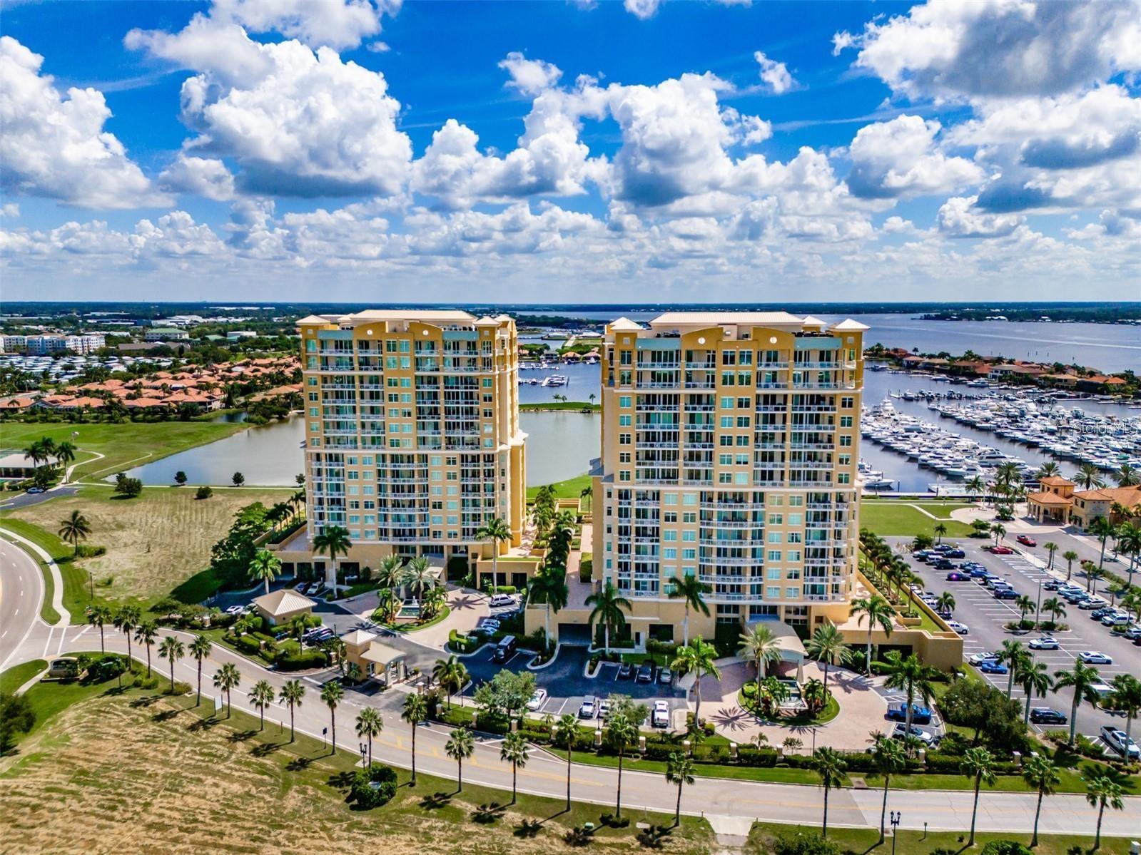 Luxury Waterfront Living at Bel Mare - BRAND *NEW* AIR CONDITION UNIT INSTALLED APRIL 25th 2025!!! Resort-Style Amenities & Breathtaking SUNSET VIEWS!!! Experience the ultimate in Florida luxury living at Bel Mare at Riviera Dunes, where captivating views of the Manatee River and the Gulf of Mexico await you. This elegant two-bedroom, two-bath condominium offers maintenance-free living in a resort-like community filled with endless recreation opportunities. Enjoy world-class amenities, including three pools (one 75' lap pool), tennis courts, a golf short-game practice area, a sandy beach, nature fitness walks, and more. This residence features 10' ceilings, granite countertops, tile flooring in all living areas, window coverings, and TWO private garage parking spaces. The semi-private elevator foyer with restricted access adds an extra touch of exclusivity. Bel Mare’s premier location puts you minutes from three major airports (TPA 35 min; St. Pete 25 min; SRQ 15 min), top shopping, dining, and theaters. Plus, it’s adjacent to Riviera Dunes Marina, one of the largest protected marinas in Florida, accommodating yachts over 100' with deep-water access to the ICW, Tampa Bay, and the Gulf of Mexico. Slips are available for purchase or lease. Additional community features include spas, outdoor kitchens, a bocce ball court, private lakeside trails, guest suites, media rooms, fitness centers, and much more. With sunset views over the Manatee River, this condominium at Bel Mare is luxury living at its finest.