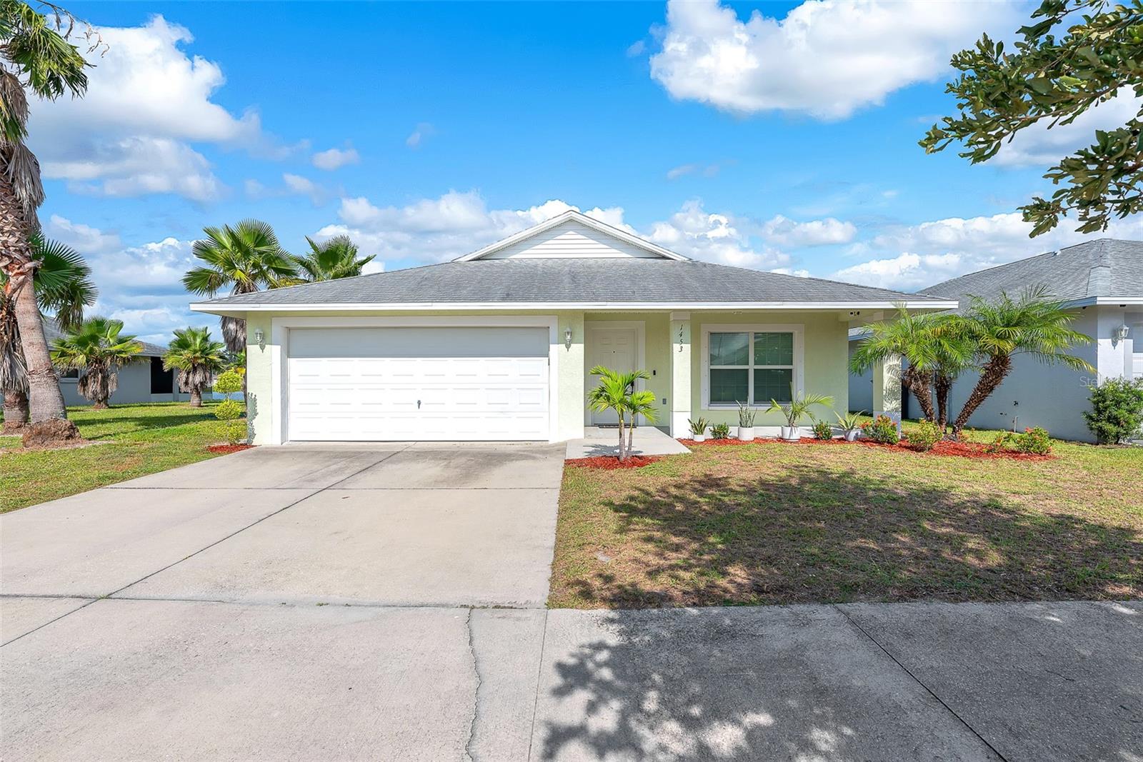 SELLER WILL HELP WITH BUYER CLOSING COSTS!! Welcome to Bayou Pass. No CDD! This Move In Ready 4 bedroom, 2 bathroom home offers a gorgeous pond view and features vinyl plank flooring throughout the main living areas and bedrooms. You will enjoy entertaining in the large family room which is open to the dinette area and kitchen. Kitchen features stainless steel appliances and plenty of cabinetry for extra storage! Nice size owner's suite has been recently renovated with beautiful tile shower, stone counter double vanity & and large walk in closet. Open backyard features a beautiful pond view with covered lanai to enjoy those beautiful Florida sunsets. Located in a NO CDD community with a LOW HOA that includes a clubhouse, community pool, and playground! Great location with access I-75, beaches, shopping, and restaurants. Make your appointment today!