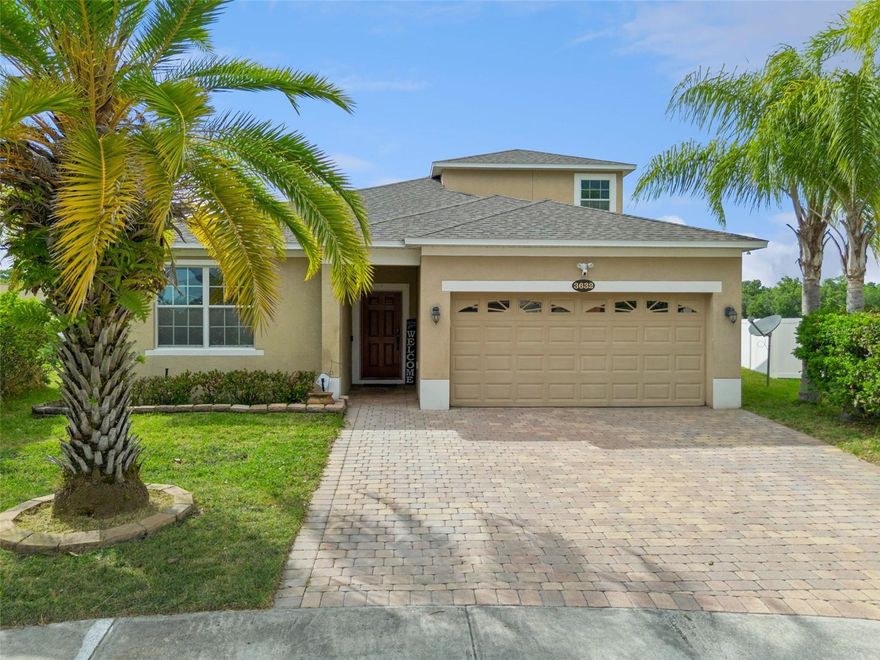 Energy-efficient, family-friendly home with pond views!  This 4-bedroom, 3 full bath home features an open floor plan with vaulted ceilings and a versatile loft bedroom complete with bonus room, private bath, and extra closet space, ideal for guests, teens, private home office, or multigenerational living.  Enjoy peaceful pond views out back and everyday convenience with a sprinkler system and water softener.  Designed for smart, sustainable living, the home includes solar panels, tinted windows for cooling efficiency, and a SolarEdge EV charger connected to the solar system for free electric vehicle charging.  The new roof installed in 2024 adds long-term value, and the Ring security system adds peace of mind. Prepared for storm season, the Tesla battery backup system powers the owner's suite, loft, and refrigerator during power outages, so you're covered when it matters most.  Conveniently located near schools, shopping, and major highways, this home perfectly blends comfort, efficiency, and resilience.