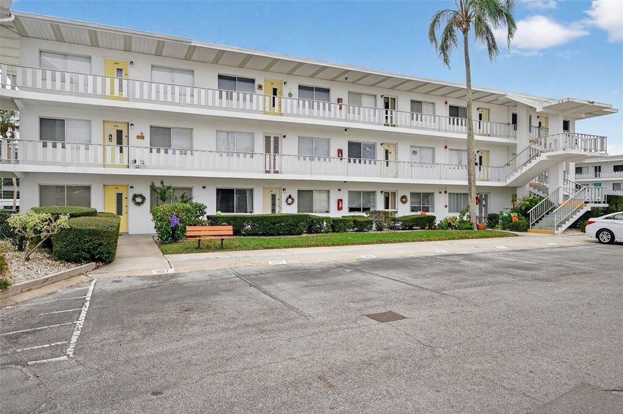 Welcome to this spacious 2-bedroom, 1-bath first-floor condo located in the heart of Seminole. This unit is the perfect opportunity for a new buyer to bring their own style and updates to make it shine! Enjoy the convenience of a first-floor location, just steps from parking and community amenities. You can relax and unwind on the back patio or in your enclosed lanai — perfect for morning coffee or evening gatherings.

Ideally situated just minutes from the Gulf beaches, shopping, restaurants, parks, and Seminole City Center. The most beautiful beaches are only a couple of miles away, offering endless opportunities to enjoy Florida’s sunshine and coastal lifestyle. Plus, Tampa International Airport is just about 20 miles away, making travel a breeze.

Whether you’re looking for a year-round home, a seasonal retreat, or an investment property, this condo offers great potential in a prime location.