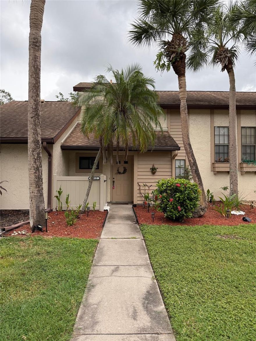 Available Immediately! This 2 bedroom, 2.5 bathroom townhome in the desirable Fairway Villas community is available for an annual lease, offered partially furnished or unfurnished. The home features an open floor plan with cathedral ceilings, updated kitchen with breakfast bar and pass-through, and tile flooring throughout the main level and bathrooms. A large screened lanai extends the living space and provides a quiet spot to relax or entertain. The interior also includes a full-size washer and dryer for added convenience. Fairway Villas is a well-maintained community with mature landscaping, private roads, and HOA services that cover landscaping, trash, and common area upkeep. HOA approval and application fee are required, and pets are not permitted except for service or emotional support animals. Conveniently located near US 41, I-75, shopping, dining, Warm Mineral Springs, North Port Aquatic Center, local beaches, golf courses, and the Atlanta Braves Spring Training Stadium, this property offers both comfort and accessibility for those seeking Florida living at its best.