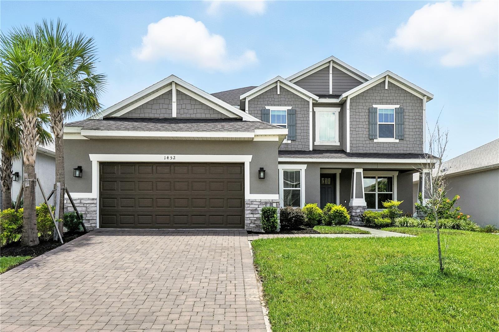 Your dream home awaits! This Luxury single family home nestled in gated Lakeside Community. Built in 2022 by Taylor Morrison " Sand Key" model. With all the space you want and need. This home is packed with upgrades including: gourmet kitchen, 36"Built-in Cooktop, Combination Microwave/Thermal Wall Oven, 36" Designer Hood (Vented to outside), stainless steel dishwasher, walk-in pantry, wine bar, extra high ceilings, 9 feet tall doors, coffered ceiling in living room, tray ceilings, bonus office room, room-size closet in master bedroom. Aside from the master bedroom, 2 other bedrooms have their own bathrooms, and one of the suites has an extended study room. Spacious laundry room with option to install a laundry-sink. Additional storage room conveniently located under the staircase.
The primary suite is your private retreat downstairs. Double vanities ( his & her ), glass standing shower with seating, great size bathtub, individual toilet room, and a massive room-size closet. The second floor has an over-sized loft area and 2 suites, 2 guest rooms and one bathroom ( Total of 4 bedrooms and 3 bathrooms upstairs). Two separate AC units for easy temperature control for both floors. Covered Extended Lanai with a great size yard! All windows have built-in security sensors, and can be easily connected to your security system.
A community pool and playground is available for all residents. Home is located across the street from Marshall Lake , walking distance to the lake, deck, and boat ramp.
In the heart of Apopka, stores and shoppings are only minutes away. Easy access to SR 429 & SR 451 for quick commute.
Contact me to schedule your showing today!