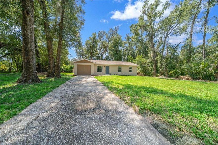 Beautifully Remodeled Home in the Heart of Wildwood – Just Minutes from Brownwood Square!

Step into this stunning 3-bedroom, 1.5-bathroom home with a 1-car garage, fully remodeled from top to bottom with exceptional care and craftsmanship. Nestled in the heart of Wildwood, this property offers unbeatable access to all the conveniences of The Villages, including Brownwood Paddock Square, where you’ll find live music, restaurants, shopping, and weekend markets just around the corner!

No detail was spared in this full renovation. The home features a brand-new roof, new HVAC, vinyl plank flooring throughout, granite countertops, new appliances, new windows, updated electrical and plumbing, pocket doors, and fresh drywall from the floor up to 4 feet, ensuring peace of mind and lasting durability. Thick baseboards and thoughtful touches throughout reflect the meticulous attention to detail this remodel received.

The spacious backyard sits on a .38-acre lot, offering room to garden, entertain, or simply enjoy Florida outdoor living. Directly across the street from Clarke Park, this location blends serenity and community charm with quick access to all the action.

This is not your average remodel. This remodel was done with heart, skill, and a little bit of OCD perfectionism. Come see the difference for yourself!