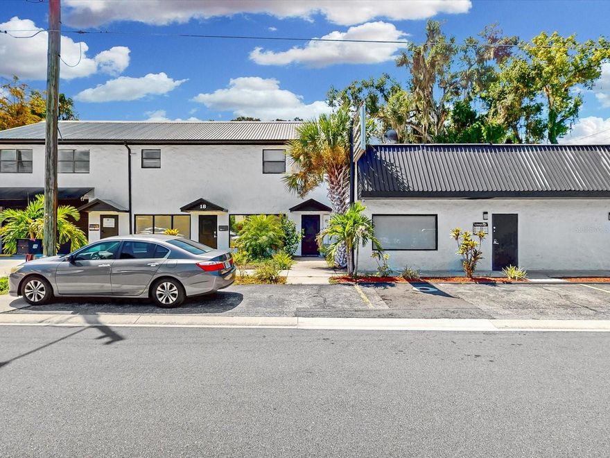 LOCATION, LOCATION, LOCATION...This one-story office building with a private parking lot is located in Downtown Kissimmee, just one block off Main St. We have 4 Office Suites Available for Rent; these rentals include electricity, water, internet, bathrooms, and parking. Great location for any professional office. The building features 12 private parking spaces. The office building is within walking distance to the multi-million-dollar Kissimmee Lakefront, Kissimmee City Hall, Osceola County Courthouse, retail and restaurants in Historic Downtown Kissimmee, along with the Sunrail station. The lease term can be between 1-5 years. Call for your private show today.