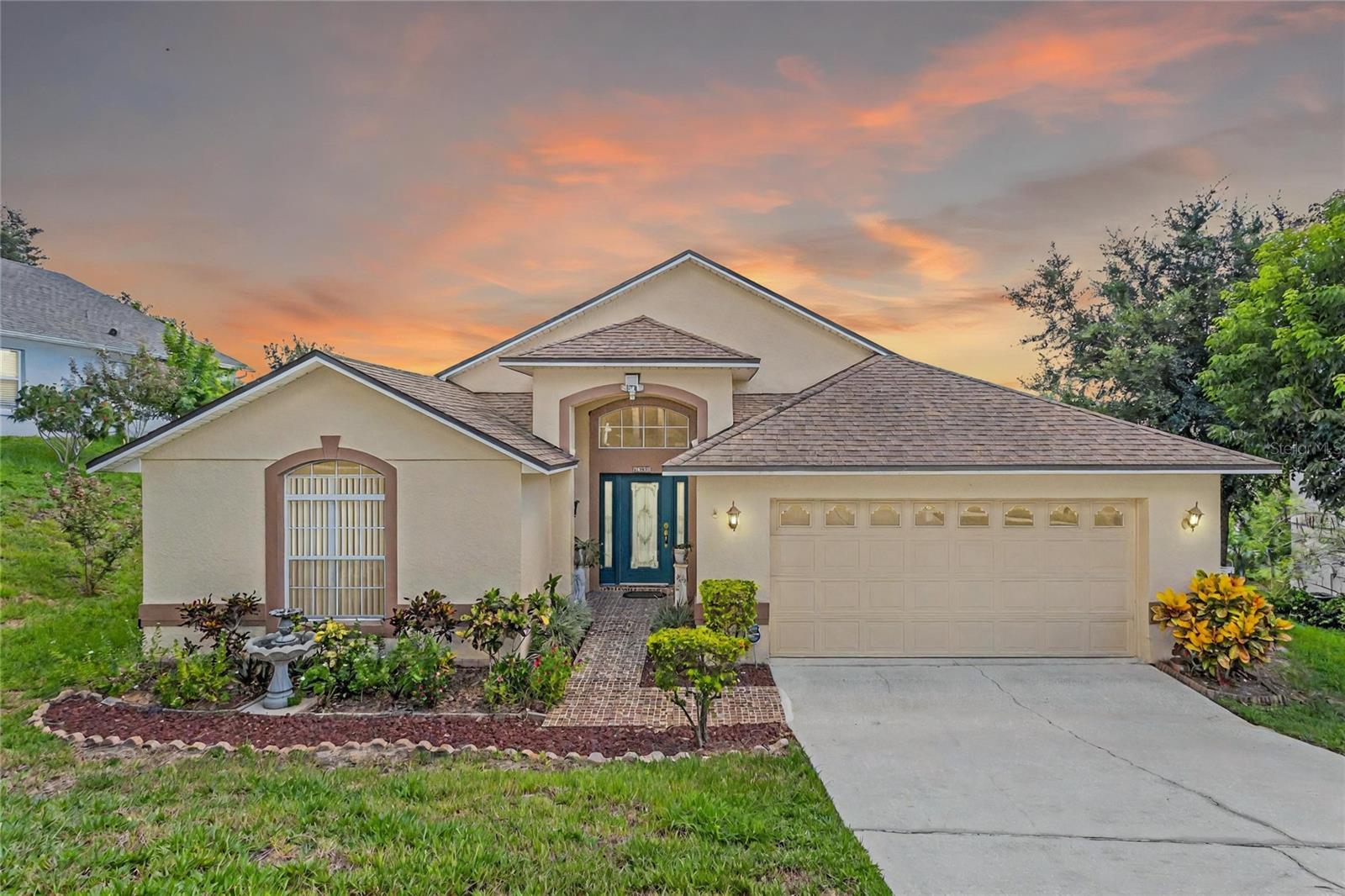 Experience refined living in Lakeview Pointe, one of Clermont’s most sought-after communities. This exquisite, one-owner residence presents 3 bedrooms and 2 baths, flawlessly designed with an open-concept layout, soaring ceilings, ceiling fans, and a decorative fireplace that enhances the elegant living space. The spacious kitchen features a breakfast area and plentiful cabinetry, seamlessly flowing into the living and dining areas adorned with pristine ceramic tile flooring that flows throughout the entire home
The serene primary suite offers a spacious walk-in closet and captivating lake views, creating a private sanctuary. A versatile office space adapts beautifully to a study, playroom, or guest retreat. Step onto the covered back porch to enjoy the meticulously landscaped yard and tranquil lake vistas—perfect for sophisticated entertaining or quiet moments of reflection.
Additional features include a 2-car garage and meticulously maintained landscaping. Ideally situated in Clermont, just minutes from premier shopping, dining, hospitals, and major highways, this home harmoniously blends refined comfort with modern convenience. Whether as a first residence or a savvy investment, this property exemplifies the unparalleled lifestyle of Lakeview Pointe. Schedule your private showing today and discover the elegance and charm this exceptional home has to offer.