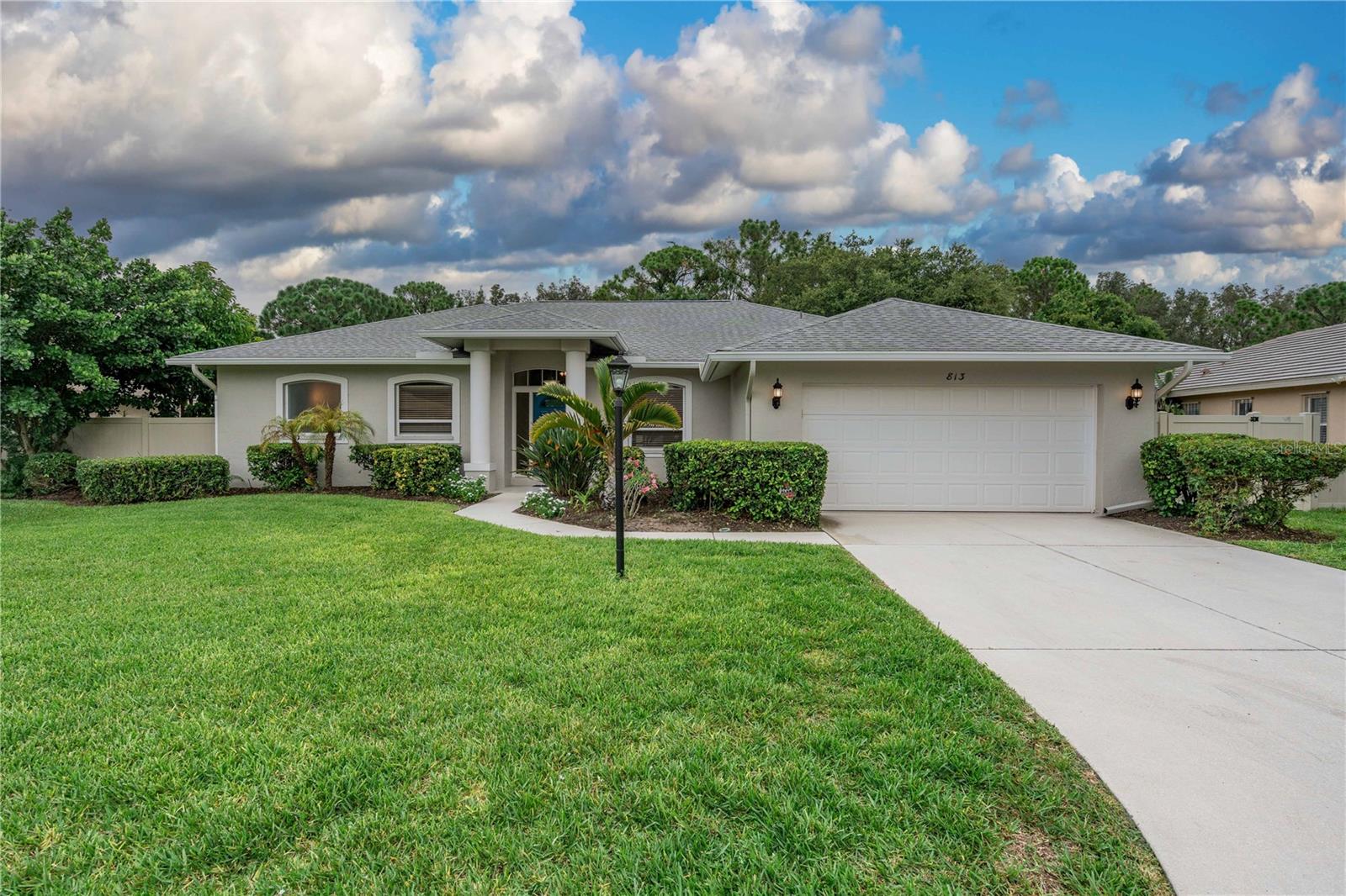 One or more photo(s) has been virtually staged. WELCOME HOME!! THERE HAS BEEN NO FLOODING OR DAMAGE FROM RECENT STORMS!! RECENTLY APPRAISED at $560,000!! This is a Beautiful and Spacious 4 bed/2 bath Home in the Community of Bay Oaks Estates. It is just a Short Drive to 3 different Gorgeous Beaches including Nokomis Beach, Venice Beach and the World Famous Siesta Key! Easy Access to Tamiami Trail and I-75, Just Minutes away from Major Shopping Areas, Restaurants, City Parks, and The Popular Legacy Trail (biking/walking trail). When you walk in the front door you are greeted by a Large Living Area with High Ceilings. The Sliding Glass Doors lead you out to a Large 10x26 ft Covered and Screened Lanai with a Fully Fenced Back Yard that looks into a Heavily Wooded Preserve for Privacy. There are Tile Floors throughout the Entire House. The Master Suite has a Large Shower and Separate Garden Tub for Soaking your Cares Away. The Kitchen has Newer Stainless Steel Appliances from 2020 and lots of Counter Space. ROOF (2016). AC (2022). WATER HEATER (2020). NEW PAINT on the Interior. Whole House Water Filtration System installed by Water World in September 2023 The filter doesn’t need to be changed for 10 years! The House was RE-PLUMBED in 2016! The Laundry Room is inside under AC and has it's own Wash Sink. This Home is Perfect for Entertaining Guests. There is NO CDD and a LOW HOA FEE of only $270 PER YEAR. Bay Oaks is a Small, Quiet, Well Maintained Community where homes Rarely come available. It's Truly a Hidden Gem located in the Highly Desirable Osprey Area. Make an appointment to see it Today!