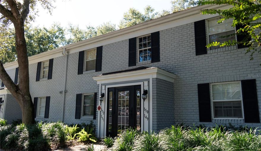 Enjoy Winter Park lifestyle in this great, first floor, 1 bedroom 1 bath condo. Built in 1973 with a well-planned 678 sq.ft. floor plan. Featuring Laminate flooring, this condo offers a functional and inviting home. The kitchen comes equipped with a range, refrigerator, dishwasher and microwave. The oversized bedroom comes with stackable washer an dryer and two closets. New bedroom window, new sliding glass door,  new bathroom vanity. Updated wiring and electrical panel. Enjoy all your community amenities including a two pools, tennis courts, clubhouse and 24/7 fitness center. The HOA covers water, trash removal, Internet, common area pest control, grounds maintenance, and exterior maintenance while the pool is maintained for your enjoyment. A convenient on-site laundry room features two washers and two dryers free of charge, and the clubhouse is available for rental for gatherings or events. Situated in a prime Winter Park location, this condo is close to grocery stores, shopping centers, and major routes like the 408, Semoran Blvd and St. Rd. 50 for quick access across the area. This condo is just 20 minutes from UCF, 10 minutes from Full Sail, Rollins College, and the vibrant Park Avenue in Winter Park. Quick access to major highways (417 and I-4), everything you need is within reach. Welcome Home!