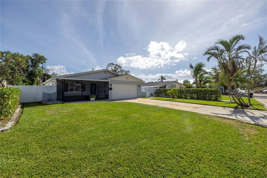 This 3/2 block home has more of a head start than most to being compleated from water intrusion. The newly remodeled bathrooms were saved. The flooring throughout is tile. Most of the upper cabinets were saved and in place. Kitchen countertop in place. There is newer tankless water heater installed. The ductwork was replaced a few years ago. The windows are thermal Pella brand. The home has been re-plumbed along with a new PVC sewer system in the past. The large back yard is enclosed by a white PVC fence. It is a beautiful home, ready for your compleation.