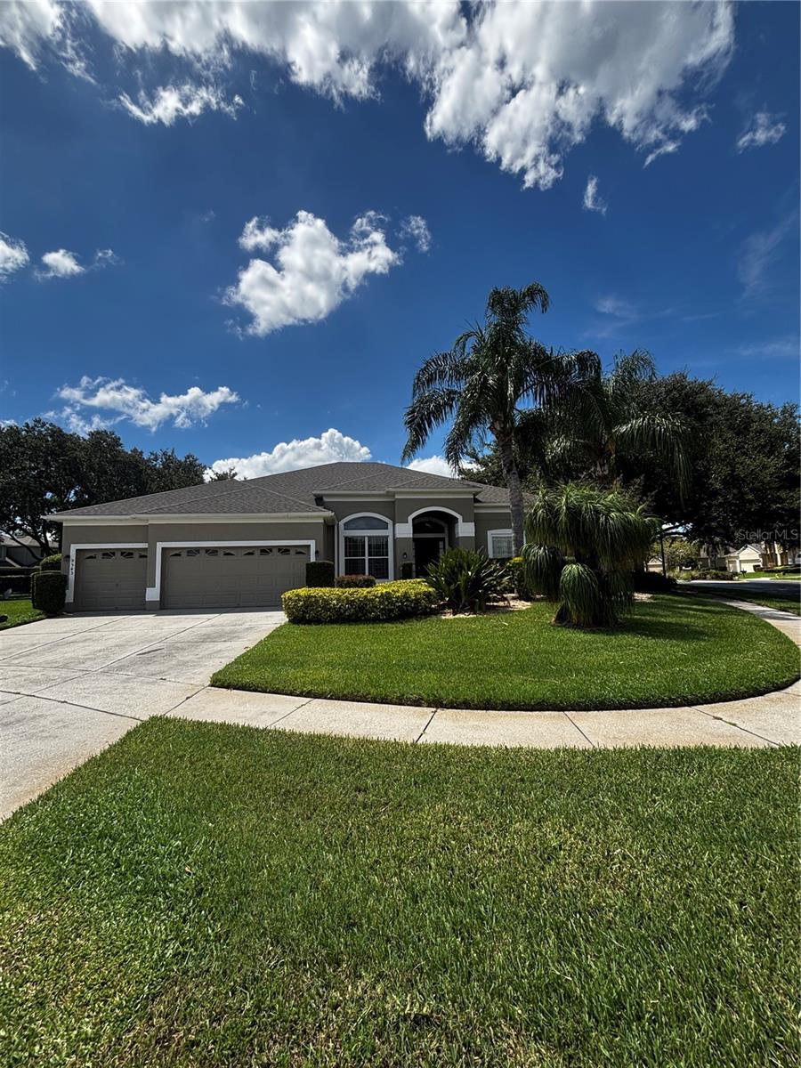 This stunning Northshore Pool Home, located on an oversized corner lot, is perfect for families and entertaining. It features a beautiful screened in pool, plus surround sound inside and out. The luxurious master suite boasts triple crown molding, double walk-in closets, and a spa-like bath. The spacious kitchen includes a built-in double oven and granite countertops. With three additional bedrooms, two full baths, and a versatile office, this home offers ample space for everyone. The outdoor area is perfect for entertaining with paved deck, tropical landscaping, and a additional screened area with custom tiki hut for relaxation and entertaining. Located in the Lake Nona area, this home is close to parks, amenities, and offers access to a community dock and discounts at the North Shore Golf Club. **Pool Maintenance and Lawn care is included in the rent** Act now! This one won't last long! All applicants are required to do a credit and background check. Renters insurance is required.