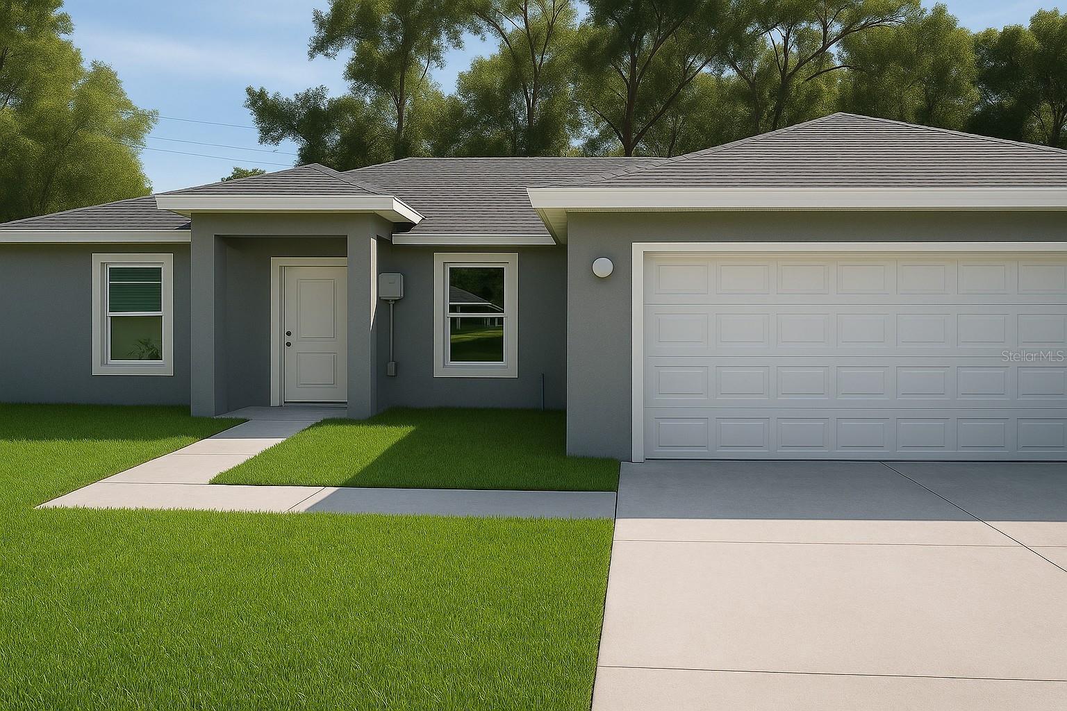 Southern Impression Homes - Introducing Our Newest Construction Home in Palm Coast We are thrilled to present this exceptional new construction home, offering you the opportunity to turn your dream into reality! Immerse yourself in an inviting floorplan meticulously crafted to captivate even the most discerning buyer. This home includes the high-end finishes you are looking for and is designed for both efficiency and comfort. Boasting luxury vinyl plank flooring throughout, sleek stainless-steel appliances, countertops, and beautiful cabinetry. Our open layout welcomes you with a stunning foyer and spaciousness from the outset. Entertain effortlessly in the generous living and dining areas, perfect for gatherings with loved ones. The open kitchen is thoughtfully designed for convenience. The expansive kitchen island is ideal for cooking and entertaining. Countertops and soft-touch cabinets enhance the kitchen's aesthetic, complemented by stainless-steel appliances, including cooktop stove, dishwasher, and refrigerator.
As a testament to our confidence in quality, each home comes with a comprehensive 10-year structural warranty, safeguarding your investment. These highly sought-after homes are selling fast, so don't delay, call today to secure your piece of Southern Impression Homes' superior craftsmanship and timeless appeal!
All dimensions are approximate. Photos and virtual tours are for illustrative purposes only and may not reflect the exact home. Garage orientation and floor plan may vary. Contact us today to learn more!