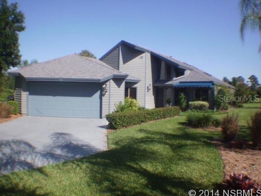 Come see this wonderful home in the Meadows of the Sugar Mill Country Club Community.  Home has a screened pool with built in barbecue and spacious patio.  The home has been updated with custom cabinets in kitchen, high end appliances, and quartz counter tops.  The home has a natural gas generator which keeps most of the living area with power during outages.  There is an over sized garage with separate golf cart door.  Adjoining lots on each side(1109 & 1113 Loch Linnhe priced at $74,900 each) of home are offered for sale also and can be purchased in combination with home or separately. ;Water: City