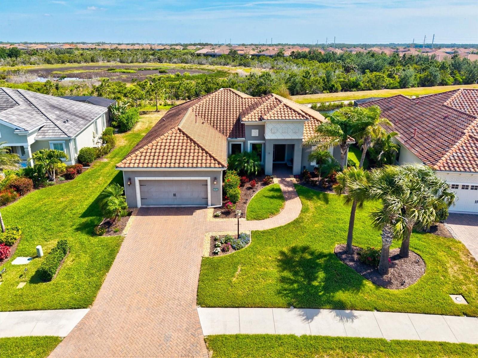 Welcome to 10816 O Meara Way—a stunning, single-story home nestled in the highly sought-after Boca Royale Golf & Country Club community in Englewood, Florida. This impeccably maintained residence features 3 bedrooms, 2 bathrooms, a den, and a 2-car garage, offering 2,266 square feet of living space and over 3,100 square feet under roof.
Step inside through the charming covered entryway and be greeted by an open-concept floor plan designed for both comfort and functionality. A spacious great room anchors the home, complemented by a formal dining area and a well-appointed kitchen with a cozy breakfast nook—ideal for casual dining or your morning coffee ritual.
Enjoy Florida’s quintessential indoor-outdoor lifestyle with seamless access to the covered lanai from the great room, master suite, and breakfast nook—all overlooking a lush natural preserve. With no possibility of future development behind the home, you'll enjoy uninterrupted privacy and tranquil views year-round.
The private master suite is thoughtfully tucked away for maximum privacy and features two walk-in closets and a spacious en-suite bath. On the opposite side of the home, you’ll find two comfortable guest bedrooms and a second full bath.
Need a home office or media space? The versatile den provides the flexibility to suit your lifestyle—whether you’re working from home or hosting guests.
This home is offered fully furnished, presenting a turnkey opportunity for buyers seeking a primary residence, seasonal retreat, or income-producing rental. Even better, the owners are open to renting the property and will consider owner financing for qualified buyers—making this a rare and flexible opportunity in today’s market.
Don’t miss your chance to own this peaceful Florida retreat in a prime location with protected natural views. Schedule your private showing today!