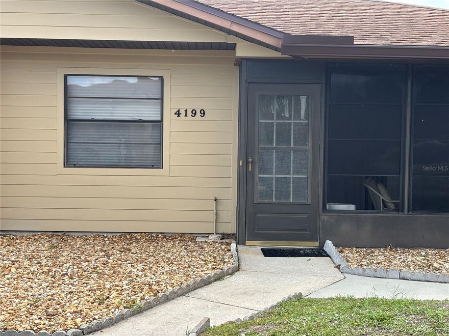 Welcome to Heritage Village West! A beautifully maintained 55+ active community with heated pool and clubhouse. Minutes from beaches, shopping, restaurants, and entertainment. This 2bedroom/2bath condo features newer appliances, 2 lanais, oversized laundry room, outdoor storage, and a paver brick outdoor patio, perfect for entertaining. 2 reserved parking spaces in front of condo provide additional convenience. *SELLER is OFFERING $6000 allowance for new flooring* Schedule a showing today!