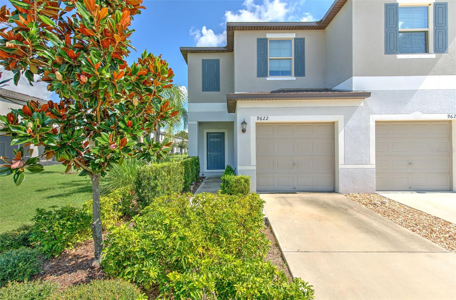 Short Sale. This 2 bedroom, 2.5 bath end-unit townhome offers low-maintenance living with tile flooring throughout the first floor. The spacious, open-concept living and dining area flows seamlessly into a large kitchen—perfect for entertaining. The kitchen features beautiful white cabinetry, granite countertops, stainless steel appliances, and overlooks the screened lanai—ideal for enjoying your morning coffee. Upstairs, a versatile loft offers the perfect spot to relax with a book or set up a cozy sitting area. A convenient upstairs laundry area and split-bedroom layout provide added privacy. Both generously sized bedrooms include walk-in closets and en-suite bathrooms. Located in the desirable Cypress Creek community, residents enjoy access to a sparkling pool, playground, and dog park. With easy access to I-75, shopping, and hospitals, this home combines comfort, style, and convenience.