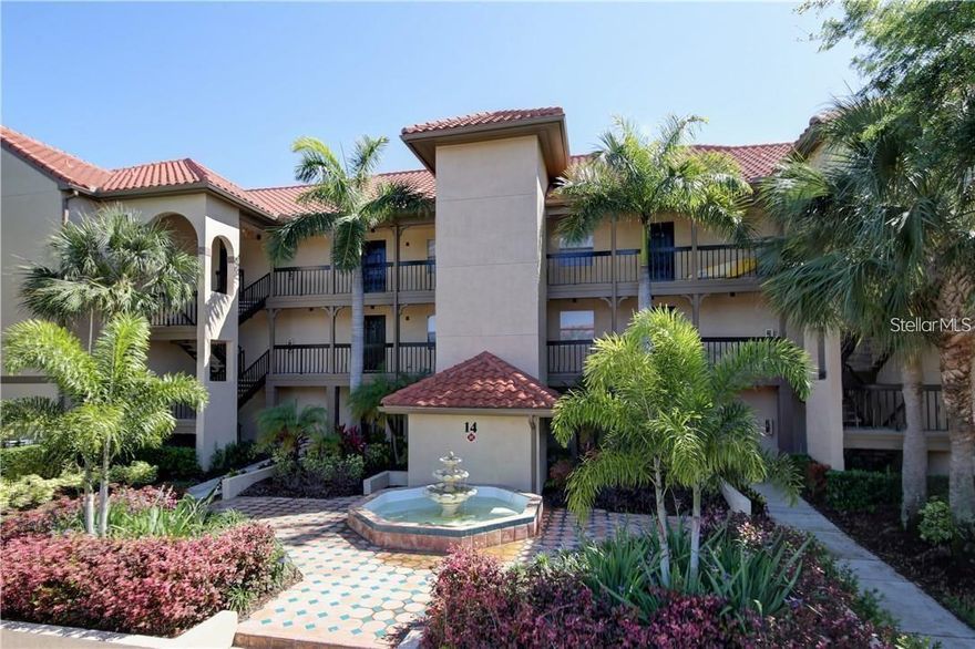 Bright, move-in ready 2-bedroom, 1-bath pet-friendly condo in the guard-gated Audubon at Feather Sound. Freshly painted and spotless, this third-floor unit offers the rare convenience of a private one-car garage and the peace of having no one above you. The remodeled bath, solid oak kitchen cabinets, stainless appliances, granite counters, new laminate flooring, in-unit full-size washer and dryer, keyless entry, and smart lights create a modern, comfortable home. A built-in wet bar serves as the perfect drink station, ideal as a coffee bar with space for an espresso machine and mugs or a cocktail area for wine and spirits. A fun spiral staircase leads to the upstairs loft, perfect as a home office or media nook; while the main floor opens to a private screened porch with tranquil pond and fountain views. Audubon is a true resort-style community with a clubhouse, large heated pool and spa, fitness center, tennis and pickleball courts, indoor basketball court, car wash/vacuum area, walking paths, and gated security with an on-site guard. Centrally located in Feather Sound, you’re minutes from shopping, dining, Feather Sound Country Club, Topgolf, Clearwater and St. Pete beaches, and easy access to Tampa and the airports. Internet and basic cable are included. Monthly rent is $2,450, terrific value for a smart, move-in ready condo with a private garage and outstanding amenities! Schedule your private showing today. This won't last long!