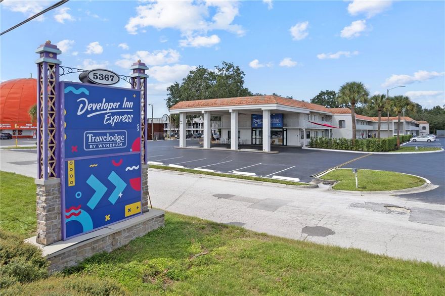 Excellent opportunity to own a hotel unit in one of Central Florida’s most visited areas. Just minutes away from Walt Disney World, ESPN Wide World of Sports, and Disney’s Hollywood Studios, this unit is ideally positioned to attract year-round visitors. The surrounding area is filled with popular restaurants, outlet shopping, and entertainment options, all with easy access to main roads and highways. This is a great opportunity for investors seeking steady passive income. The property is part of a professionally managed hotel, where all guest services, maintenance, and bookings are handled on-site, offering a truly hands free ownership experience. Its location makes it highly desirable for short-term stays year-round.