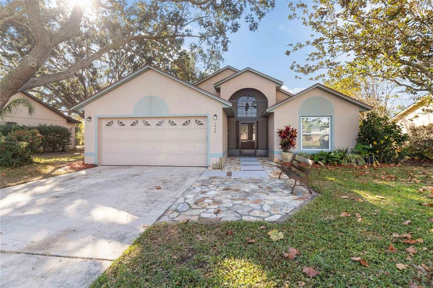 Welcome to this beautifully updated 3 bedroom 2 bathroom home in the desirable Canoe Creek Woods subdivision of Saint Cloud with NO HOA situated on a quiet, established street, this home offers a spacious layout, smart updates, and exceptional outdoor living features. Step inside to an inviting open floor plan with vaulted ceilings and abundant natural light.  The living, dining, and kitchen areas flow together seamlessly creating a warm and functional space for everyday living or hosting guests.  The split bedroom floor plan provides added privacy, with the primary suite offering a walk-in closet and ensuite bath. 
Enjoy year-round comfort in the fully enclosed Florida room, a versatile bonus area perfect for relaxing, hobbies, a playroom, or additional entertaining space overlooking the backyard. 
A utility room approx. 80" x 19' creating a convenience from the garage to the home - ideal for pantry, laundry room, and storage.
A Stunning 15' X 25' covered and screened pavilion featuring paver flooring, ceiling fans and lighting - an incredible outdoor retreat perfect for gatherings, grilling or relaxing in a shaded, bug-free environment.  Schedule your showing today!