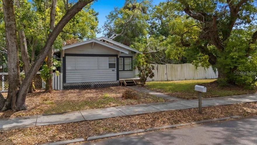 BUILDERS & INVESTORS ALERT! NO FLOOD ZONE (X), NO HOA! This large lot (75 x 145) features a house damaged by a falling tree during the October 2024 Hurricane and is uninhabitable. Seller can clear the lot and prepare it for construction. Perfect for home builders, investors, or anyone looking for land in Pinellas County.
Located just 3-4 minutes from Downtown Clearwater and 15 minutes from Clearwater Beach, this lot offers a prime location and excellent development potential. A similar lot is nearby, almost directly across the street, providing another opportunity for investment or development. Demolition quotes for the house, shed, and fence are available. Buyer to verify all  information lot size, zoning, utilities, dimensions and intended use. Don't miss this rare chance to design and build your own home in Clearwater!