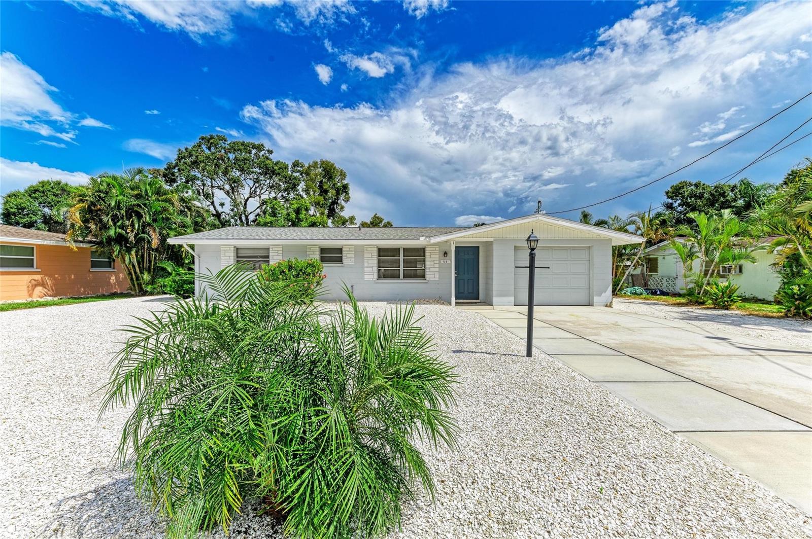 One or more photo(s) has been virtually staged. Adorable 2-Bed, 2-Bath Home Near Siesta Beach!
Location, charm, and potential all come together in this immaculately maintained Sarasota gem. Just minutes from world-famous Siesta Beach and vibrant downtown Sarasota, this delightful home offers the perfect mix of comfort and convenience.
Step inside to find a bright and welcoming floor plan featuring 2 spacious bedrooms, 2 full baths, and thoughtful updates throughout. Roof replaced 2017. Reinspected after hurricane Ian by insurance company. AC system installed 2022. New electrical panel 2023.
Enjoy the Florida lifestyle outdoors with a huge backyard, perfect for entertaining, gardening, or simply relaxing in the sunshine. A shuffleboard court adds a fun, unique touch. The one-car garage provides convenience and extra storage.
Whether you’re searching for your dream beach-area residence or an incredible vacation rental opportunity, this home checks all the boxes.
Fantastic Vacation Rental Potential
This is truly a must-see property for anyone looking to enjoy the best of Sarasota’s coastal living!
