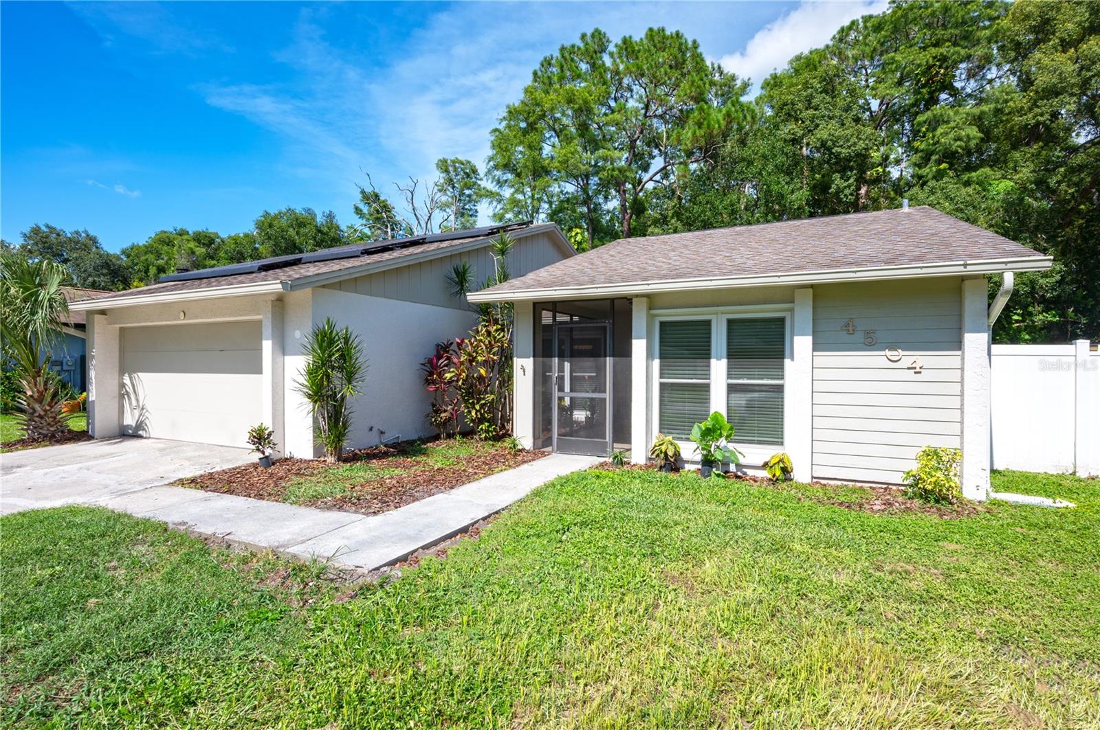 * Looking for the WOW factor? NEWLY RENOVATED CARROLLWOOD DREAM **POOL** HOME! NEWER custom kitchen with NEW appliances, high end QUARTZ countertops! Kitchen opens to Family room with lots of natural light. NEWER HURRICANE RATED WINDOWS & SLIDER, NEW ROOF (2020) *NEWER ROOF2020 and NEWER 2021 AC System too! Spa-inspired Master bath! New interior and exterior paint. Sparkling pool! Don't spend 80k-100k a POOL comes FREE with this home! TOTALLY PAID OFF 70k SOLAR PANELS! Enjoy LOW ELECTRIC BILLS for years to come! **Recessed can light throughout, all new fixtures and high-end vinyl laminate flooring throughout! lots of great outdoor space with screened lanai great for outdoor enjoyment. LARGE Backyard with no rear neighbors! This is a home you do not want to miss and priced below anything like it! Make this your Dream home and the envy of your neighbors. CAN BE SOLD FULLY FURNISHED WITH BRAND NEW FURNITURE!