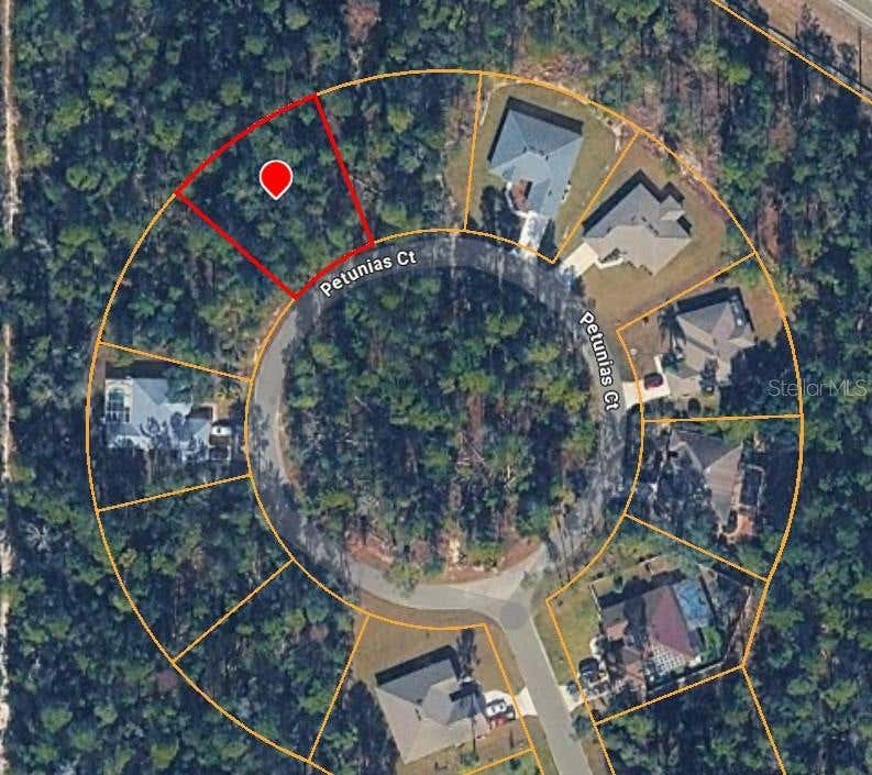 Build Your Dream Home in Beautiful Sugarmill Woods!
Discover this prime 0.27-acre homesite nestled in the highly desirable community of Sugarmill Woods. Surrounded by mature trees and peaceful natural beauty, this lot offers the perfect setting for your custom home while still being close to golf, shopping, dining, and Florida’s stunning Nature Coast. Enjoy a quiet neighborhood with deed restrictions that help protect your investment. Don’t miss this opportunity to own a piece of paradise!

**The 2 lots on each side of this one (13 Petunias Ct & 16 Petunias Ct) also for sale and all 3 lots must be sold together.