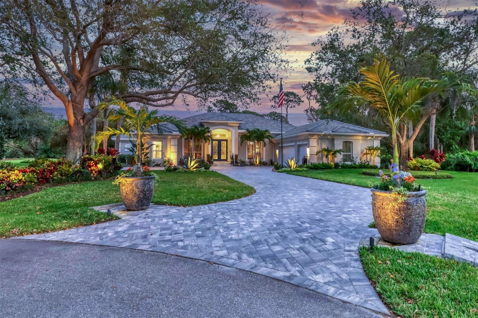 Alert, Huge price reduction!! This is the one you have been waiting for! The home is gorgeous inside and out with recent whole house updates and finishes. Literally move-in ready for those that do not want to go through the many hassles of remodeling with the current supply chain and labor market issues!
If you like the newest and greatest in fixtures and appliances, this seller has selected the top of the line throughout every room. The new tile roof will give you years of satisfaction and an attractive look along with meeting the requirements of the insurance companies newest demands! The main HVAC system was also replaced recently to keep you cool. The exterior has had a new brick driveway along with walkways around the house. They epoxied the garage floor and installed storage shelving plus a
large refrigerator. The extravagant new landscaping has full yard lighting, irrigated designer pots, exotic plants along with irrigation on a well to keep the water bills low. The home has excellent privacy in the back yard and expansive views of the lake and golf coarse. Southeast facing to the rear so the hottest afternoon sun is blocked and allows you to enjoy your lanai and views, you will get great sunrises as well!
The granite entry tile and impressive front door will invite you into a foyer that will give your guests a great first impression. The commanding views that this special lot provides is excellent. The spacious lanai and pool area allow you to entertain larger groups and enjoy all that privacy allowed on the back lawn. The house is set off the main road which is safer for your young children. All together it makes your senses feel like you are home.
You are minutes away from the number one rated Siesta Beach along with a few of Sarasota County's other fine beaches and waterfront venues. Sarasota is a special place to bring your family and friends to visit, they will talk about it for years to come and you will have created memories for your family times together in your Florida paradise!
The Oaks Club is a top rated golf course, it has superior tennis courts, large pool and great gym/spa facilities along with a few lawn games. The Club house, which is soon to start some major updates and expansion, will keep it as one of the West coasts best clubs and places to live. The Large Oak lined entrance canopy sets the start for an experience that sets the Oaks neighborhood apart from the other Country Clubs. Come visit and be impressed with this listing and the neighborhood you could call home!
Watch the virtual tour link #2 for a better feel of the home than photos. Do the "Matterport" in tour link #1 to get a floor plan and do your own walk through, then pan from the floor to the ceilings to see the details. To get the true feeling set up an appointment, this home,views and lawn will impress you!