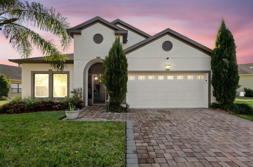 Welcome to 641 Bridgeford Crossing Blvd in Davenport, FL — a pristine, move-in-ready home that shows better than new. Impeccably maintained and beautifully upgraded, this residence offers exceptional comfort, style, and efficiency, all just minutes from Disney, world-class entertainment, shopping, and dining. This stunning home features 4 spacious bedrooms, 2 fully renovated bathrooms, and all-ceramic tile flooring throughout. The luxury kitchen has been thoughtfully remodeled, creating the perfect space for cooking, entertaining, and gathering with family and friends. Every detail has been carefully chosen to provide both beauty and functionality. Step outside to a massive fully covered lanai overlooking a premium oversized lot—one of the largest in the community—ideal for outdoor living and relaxation. Enjoy peace of mind and significant savings with this energy-efficient home equipped with solar panels, keeping monthly costs impressively low. Major updates include a new roof (2024), water softener, and multiple premium upgrades throughout the property. Built in 2014, this is one of the newest homes in the gated Bridgeford Crossing community. Short-term rentals are allowed, making this an excellent opportunity for a primary residence, vacation retreat, or income-generating property. Don’t miss your chance—homes like this don’t last long. Fall in love with this exceptional property today!