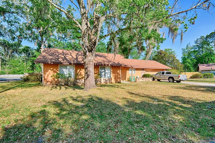 Welcome to a well-maintained home in the NW Gainesville neighborhood of Rustlewood which has only 60 homes, no HOA, and no thru traffic! This home features a large, updated kitchen with granite counters, new cabinets, recent appliances, a bar area with custom stonework to match the fireplace, and an open connection to the dining area and great room. The inside of this home looks clean and fresh with new paint, updated lighting, vaulted great room ceiling with a wood accent beam, and a wood-burning fireplace surrounded by beautiful stone. Vinyl plank flooring has upgraded the living areas, kitchen, and one bedroom. The primary bathroom has had a shower update as well! The exterior features fresh paint and a complete fencing around the property. There is a storage shed in the backyard, along with a generator hookup available if needed. The two-car garage is well-sized, has your washer and dryer hook-ups, and can manage your cars as well as your storage. This property offers a fantastic location, top schools, and a welcoming and quaint neighborhood.
