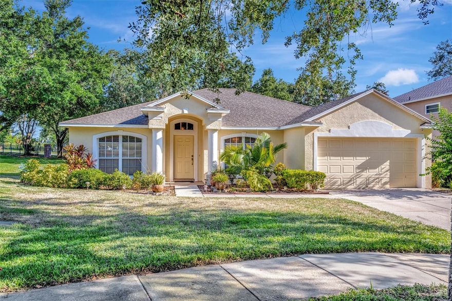 Nestled on a generous .25-acre lot in Brandon’s coveted Woodberry neighborhood, this beautiful 4-bedroom 2 bath home showcases an expansive and expertly executed design. Created with both entertaining and everyday living in mind, the home features an open floor plan with many windows perfectly positioned for natural light. At the heart of the home is a stunning kitchen, with gleaming granite countertops taking center stage. The kitchen features stainless-steel appliances, custom cabinetry, and a pantry to elevate both form and functionality, creating a space that is as practical as it is beautiful. The spacious master bedroom includes a private bathroom with double sinks. The main family room area features sliding doors that lead to the peaceful patio oasis overlooking the well-manicured back lawn. Additional highlights include a formal dining room and separate living room or sitting room perfect for a home office, quiet moments, unwinding or hosting guests. With exceptional finishes, timeless design, and an inviting flow, this gem in the gated Woodberry community is a true haven in one of Brandon's most sought-after neighborhoods. As a bonus the sellers have agreed to have a new roof installed prior to closing, for added peace of mind.