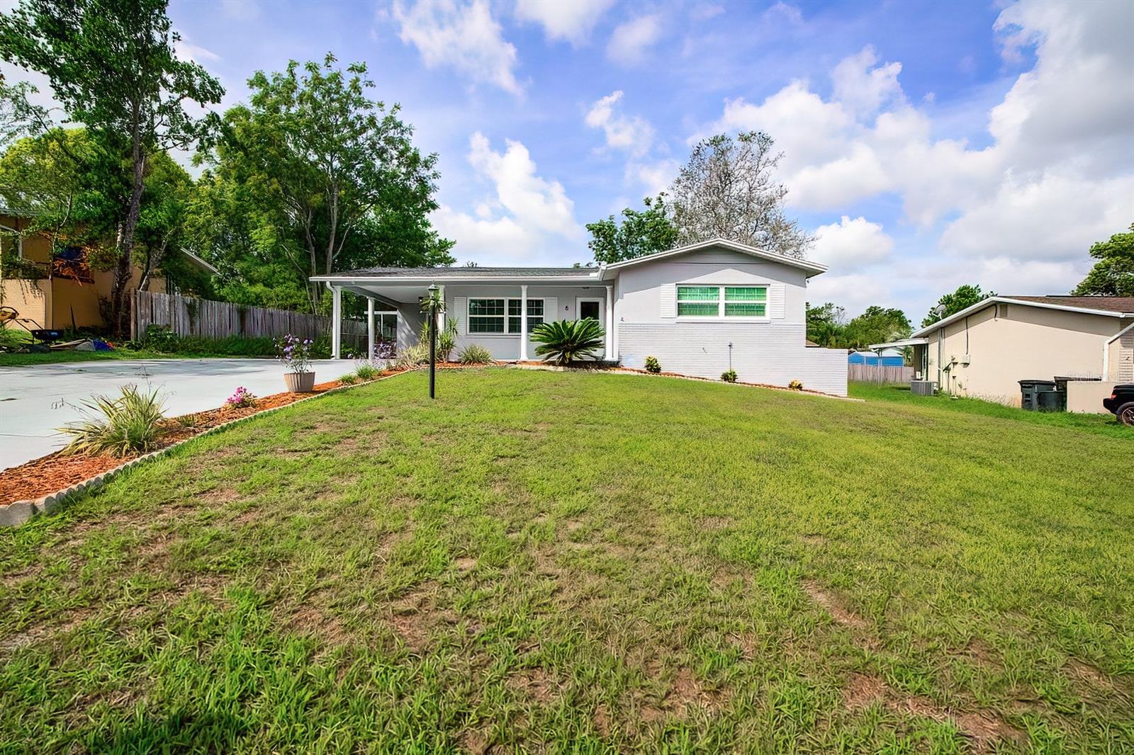 This 2 Bedroom, 2 Full Bathroom Home Truly Stands Out. Many windows letting in natural light throughout, not to mention the extra sunroom/den. Large Master Bedroom with an ENTIRE WALL of closets and Master Bathroom with walk-in shower. The enclosed porch is currently being used as a home office adding even more indoor/outdoor living space. Comes with newer roof (2020), newer AC unit (2020), newer windows (2021). Two sheds for all your storage needs.
Close to Beverly Hills Community Park, Central Ridge Library, lots of shopping, and the new Suncoast Parkway to Tampa for easy commutes. Bring all offers.