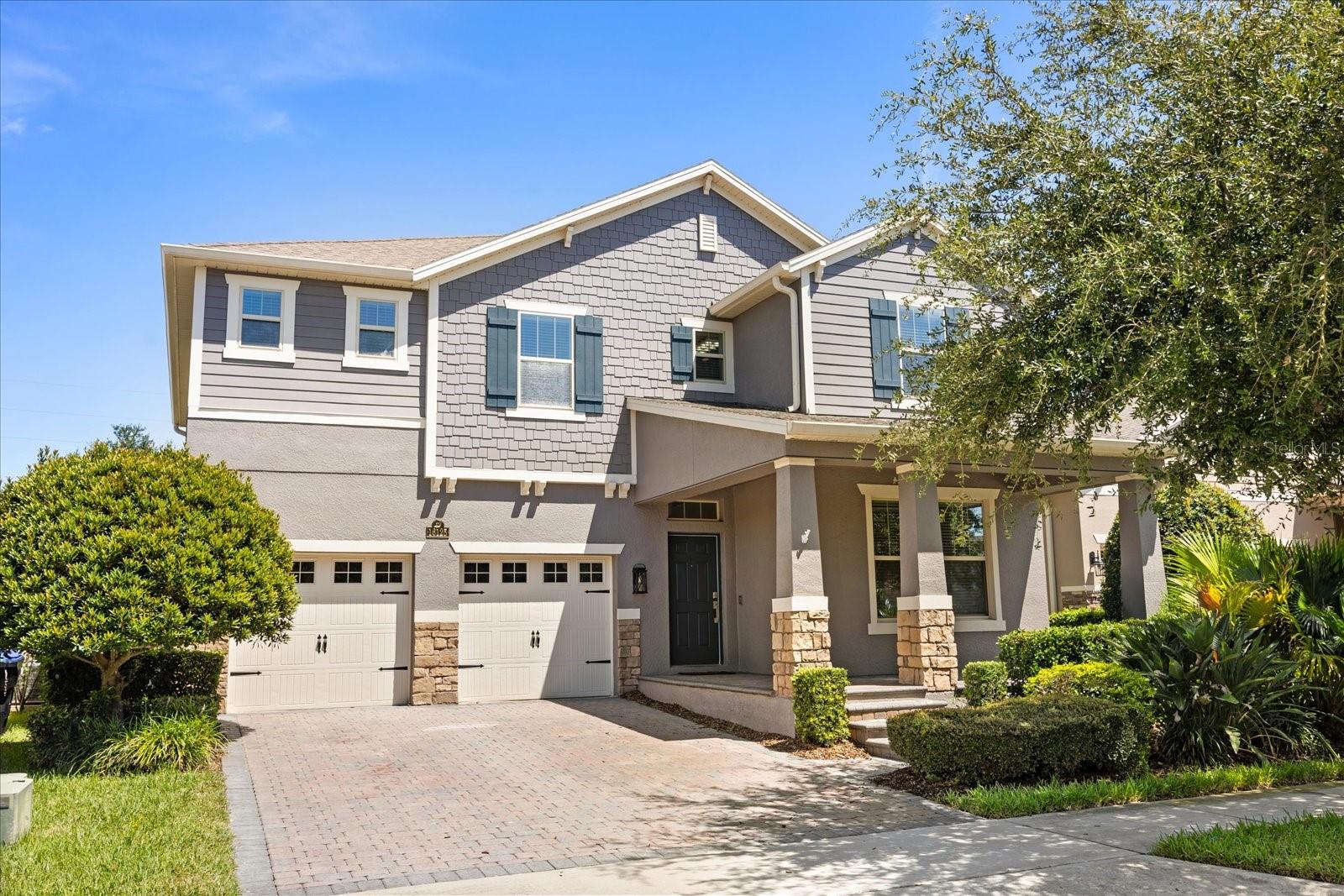 One or more photo(s) has been virtually staged. Welcome to this stunning two-story home located in the highly sought-after Waterleigh Phase 1 community in Winter Garden. Featuring 5 spacious bedrooms and 4 full bathrooms, this beautifully maintained residence offers the perfect blend of comfort, style, and family-friendly living.
Ideal for multi-generational living or hosting guests, the home includes one bedroom and one full bathroom on the first floor. Upstairs, you'll find brand-new carpeting and a spacious loft—perfect as a playroom, home office, or media room—where you can even enjoy views of Disney fireworks from the windows. The interior has been freshly painted, creating a bright and inviting atmosphere throughout.
Step outside to enjoy the enclosed terrace and a fully fenced backyard with no rear neighbors, offering enhanced privacy and ample space to build your dream pool or garden oasis.
Additional features include a 2-car garage and energy-efficient solar panels, delivering comfort and long-term savings as well as Tesla back up battery that can power the home in the event of a power outage.
In addition to the community’s incredible resort-style pools, clubhouses, fitness centers, parks, playgrounds, dog park, beach volleyball, tennis courts, putt-putt, fishing pier, walking trails—and more—this home is in a prime location just a short drive from a Publix shopping center.
And that’s not all—Waterleigh is a golf cart–friendly community ideally located near all the shopping, dining, and entertainment of Horizon West in Winter Garden. You're just 15 minutes from Walt Disney World and 30 minutes from Orlando International Airport, with quick access to Hwy 429 for easy travel throughout Central Florida and beyond. The home is also zoned for top-rated schools.
Don’t miss the opportunity to make this move-in-ready gem your new home. Schedule your private tour today!