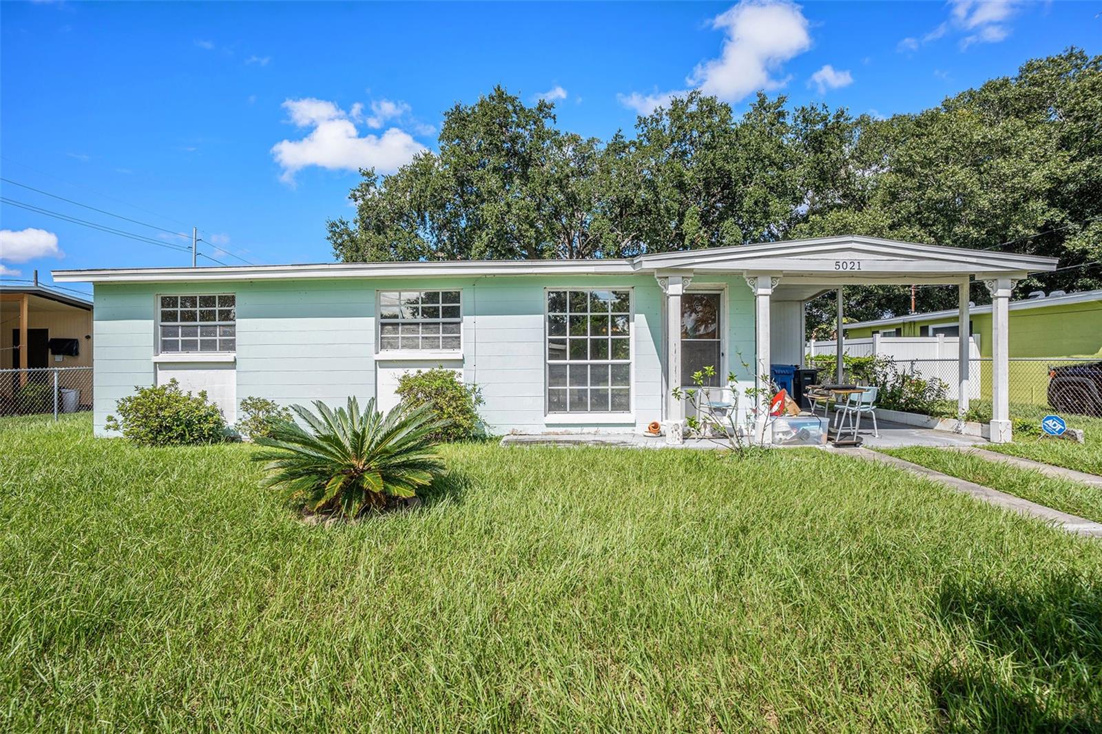 This is a solid block home built in 1960 that’s brimming with potential. This 3-bedroom, 1-bathroom property is the perfect opportunity for investors, rehabbers, or buyers looking for a project to customize to their liking. The home offers a strong foundation and good bones with central air conditioning that was installed several years ago. Two of the bedrooms feature upgraded tile flooring, while the third bedroom, kitchen, bathroom, living area, and storage space are ready for remodel.