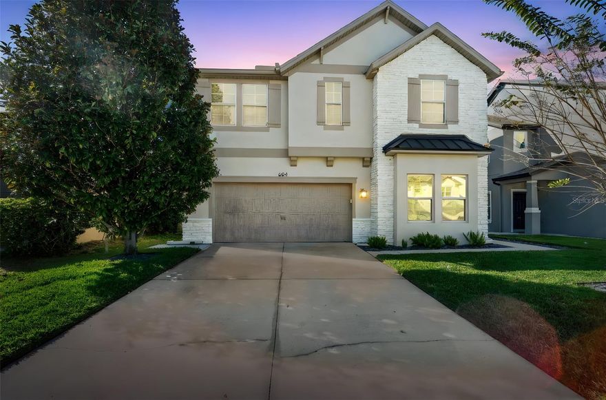 No projects. No compromises. Just move in and live. This pristine 2015 pool home is turn-key ready for families ready to enjoy life, not renovate it. Five spacious bedrooms, three full baths, and thoughtfully designed living spaces eliminate the guesswork—everything is already optimized for how modern families actually live. The gourmet kitchen awaits with white cabinetry, quartz countertops, stainless steel appliances, and a generous island. Wide plank flooring, the spa-like owner's suite with en-suite bath and walk-in closet, upstairs bonus space—all finished to exacting standards. Zero updates needed. Step outside to your screened pool and covered lanai, immediately ready for gathering and relaxation. Quality construction means peace of mind; proven location means stability. Positioned near top-rated schools (Highlands Elementary A-rated, 0.7 mi; Winter Springs High A-rated), you gain an excellent education without compromise. Smart families choose homes they can occupy immediately. Choose this one.