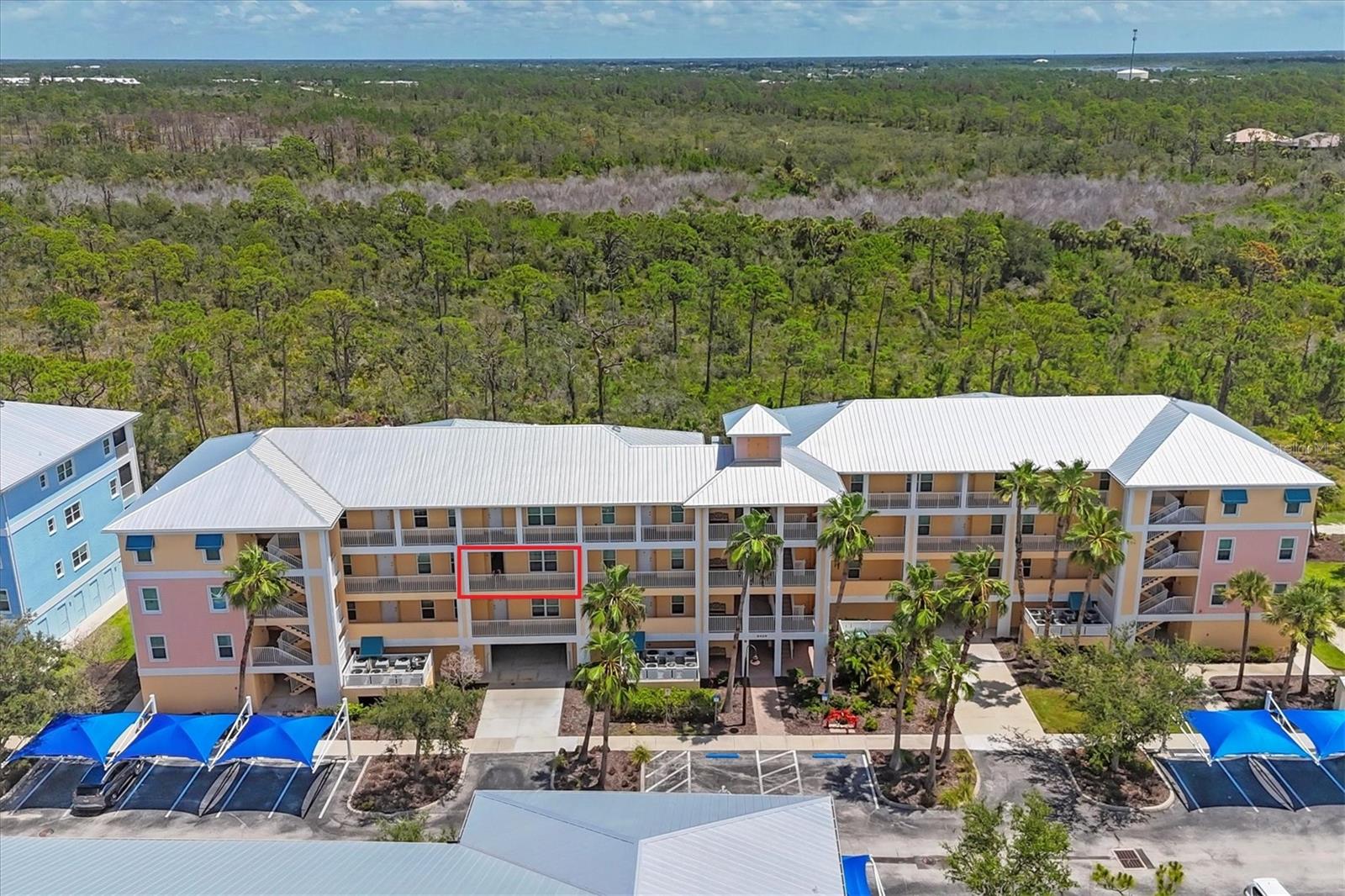 2 Bed 2 Bath, 1009 Sq Ft FURNISHED condo with 1 CAR GARAGE and easy access storage closet!
Enjoy private PRESERVE VIEWS from the screened and tiled rear lanai, plus living, dining, kitchen and master rooms! Detailed with crown molding, new tiled showers, new carpet in the bedrooms and decorated with new furniture making this condo move in ready! The kitchen offers stainless appliances, wood cabinets and granite counters. With a 2022 metal roof and impact windows and doors you can feel secure knowing your property is built to the highest standards! New elevators and landscaping are being installed shortly, making the community look brand new! Cape Haze Resort has a resort-style pool, pickleball courts, basketball, a fitness room and clubhouse! Boat trailer parking is allowed in the north side for owner’s convenience! Cape Haze Resort is conveniently located adjacent to restaurants and stores and a quick ride to the public beaches in Boca Grande and Englewood! Charlotte Harbor, Lemon Bay and the Gulf waterways offer some of the best fishing and boating you can find anywhere!