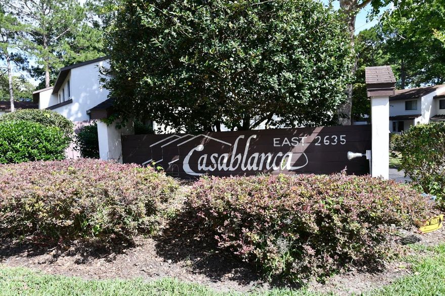 INVESTOR ALERT. Leased through Jan 2027. This updated 2-bedroom, 1.5-bath townhome in the highly desirable Casablanca East community offers an excellent investment opportunity just minutes from the University of Florida. Conveniently located with a bus stop at the community entrance, the property provides easy access to campus, shopping, dining, and major Gainesville destinations.The home features a functional two-story layout with both bedrooms and the full bathroom upstairs, while the main level offers a comfortable living area, half bath, and an interior laundry closet. All appliances have been replaced within the past four years, including the washer and dryer. In addition, both the tile and carpet flooring have been updated within the last four years, giving the home a refreshed and well-maintained feel. The HOA includes internet and water, adding additional value and convenience.