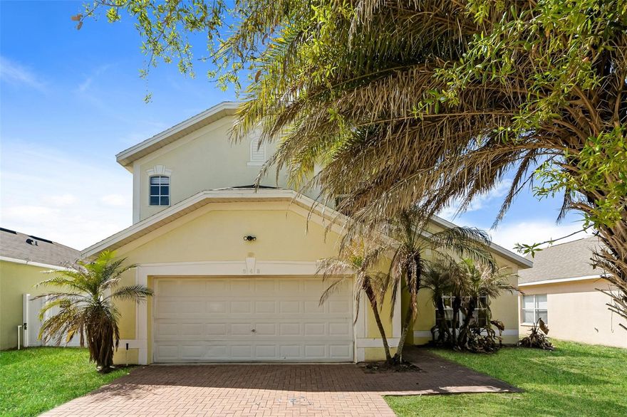 Charm and curb appeal abound for this Haines City home! Step inside into the well-appointed living room, which is positioned at the front of the home. From there you'll encounter the kitchen, which boasts chic white appliances, hard surface countertops, and ample storage. Through the main floor family room you'll find the primary suite, which is conveniently located on the main level. On the second story you'll find the home's three secondary bedrooms. Come and see for yourself the possibilities that this home has to offer!