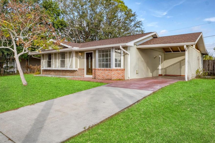 One or more photo(s) has been virtually staged. Welcome home to a truly special under-roof retreat where comfort, privacy, and Florida living meet in perfect harmony. This solid block home sits on a fully fenced lot, offering the best of both worlds: a serene, gated-feel interior and easy access to everything North Port offers. With 3 bedrooms and 2 bathrooms, you’ll find a thoughtful layout that’s ideal for entertaining, relaxing, a forever home or a great investment.

Step inside to brighten up your day with an airy, open floor plan featuring tile and laminate flooring throughout—no carpet to worry about. The home is freshly repainted in January 2026, giving it a crisp, modern feel from the moment you walk in. The living spaces flow seamlessly, providing abundant room for gatherings, movie nights, and everyday living.

Enjoy modern conveniences like city water and city sewer, with the added benefit of a fully fenced backyard for privacy, pets, and outdoor entertaining. The oversized enclosed Florida sunroom expands your living space—perfect for a year-round sunroom retreat, a sunny home office, or a relaxing lounge area to soak up the Florida sunshine.

Location is everything: you’re just minutes from Warm Mineral Springs, with public transportation nearby if desired, and you’ll love being in a quiet neighborhood that’s still close to shopping, dining, top-rated schools, and local landmarks. A short drive places you near Cool Today Park, Wellen Park, the Port Charlotte Mall, Port Charlotte Beach Park, and easy access to Route 75 and I-41. Best of all, there are no HOA fees, no CDD, and no rental restrictions, giving you maximum flexibility for a primary residence, vacation home, or rental property.

This home shines as a great starter residence, a smart investment property, or your long-awaited forever home. Don’t miss your chance to secure this bright North Port retreat—schedule your private showing today and experience the lifestyle you’ve been dreaming of.