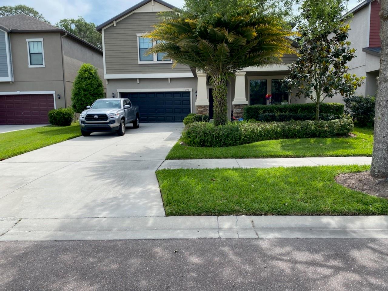 ***PROFESSIONAL PHOTOS THIS FRIDAY***WELCOME HOME to the Enclave at Boyette – a charming gated community just minutes from FishHawk Ranch, Riverview and the Greater Brandon area. This beautifully maintained home features 5 spacious bedrooms, 3 full bathrooms, and an oversized upstairs bonus room, perfect for a media or game space. The flexible layout includes a family room, a formal dining room (or optional den/home office), two built-in desk nooks, and an oversized laundry room. A 3-car tandem garage offers ample storage and parking. Enjoy serene private wooded views from your screened-in lanai, and take advantage of the large community green space directly across the street, complete with open play areas and park benches. There's even a gated dog park within the community for your furry friends! This home is filled with upgrades, including:
Stone countertops, 42" wood cabinetry, All appliances included,Fresh interior paint throughout, Neutral tile in main living areas, Brand new carpet with upgraded padding in bedrooms and bonus room, Freshly painted front porch and lanai, New hot water heater, ring doorbell, and water softener system. This home is ideal for multi-generational living or guests, with one bedroom and full bath downstairs, while the remaining four bedrooms, two full baths, laundry, and bonus room are upstairs. The open-concept floor plan and generously sized rooms make this home both comfortable and functional. This home boasts large windows that allow for an abundance of natural light, creating a bright and airy atmosphere throughout the space. Seller is offering a one-year home warranty! Located just outside the highly sought-after FishHawk area, you'll be close to top-rated schools, the FishHawk Sports Complex, shopping, dining, and entertainment. Don’t miss your chance to own this move-in-ready gem in a prime location. Call today to schedule your private showing!