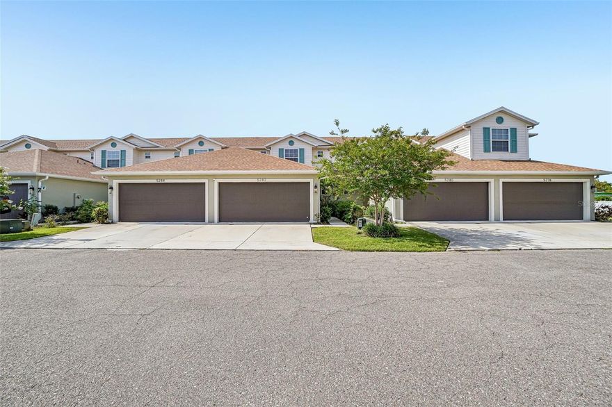 This is your opportunity to call this newer construction, upscale St. Petersburg townhouse home. Located in the desirable gated community of Heritage Oaks, this thoughtfully laid out property features three spacious bedrooms (plus a loft!), two and a half bathrooms, a two car garage and screened in lanai.  



As you arrive, you are greeted by luscious landscaping that leads you down a tropical walkway to your private front porch.  Inside, durable wide plank tile floors are paired perfectly with timeless white kitchen cabinets, quartz countertops, and a full set of stainless steel appliances.  A spacious dining room and living room (flooded with natural light) creates the perfect backdrop for entertaining friends and family or relaxing at night.  



Just off your living space, your main floor, en-suite oasis awaits you, complete with a an organized set of perfectly organized California Closets, a double vanity, and walk in shower (with a palm tree view!).  A screened in lanai, powder room, laundry room and attached two car garage completes your main level living space.



Walk upstairs and a bonus loft space offers the perfect setting for a second living room, playroom, library, and more.  Two additional (large!) bedrooms, additional storage, and a second full bathroom offer plenty of space to grow.



Beautifully maintained landscaping, a private clubhouse and community pool, paired with a convenient location in central Saint Petersburg make this gorgeous, maintenance free residence the perfect place to call home.