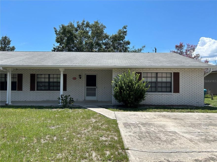 Spacious! 2+2 just under 1300 ft.² freshly painted. Updated kitchen and bath, laundry room. Primary suite with bathroom and walk in closet. Formal dining room, large living room with sliding glass doors leads to fence backyard with covered patio and storage shed must see. Minutes from I-4, restaurants, shopping and more.