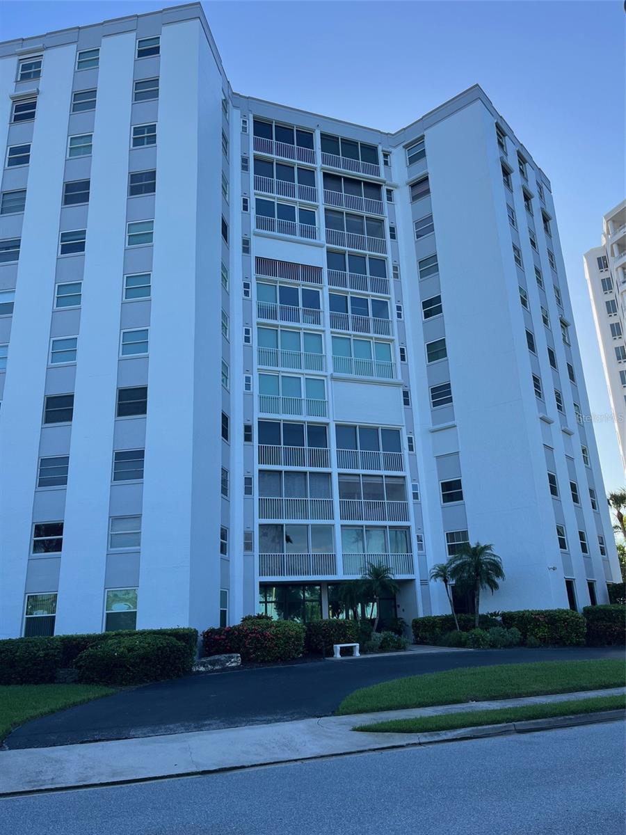 The Regency house has an excellent location between Gulfstream Ave. and Palm Ave. on a tree lined street. Gulfstream and the Regency face the beautiful Sarasota Bayfront Park and Marina Jacks/Oleary's restaurants. The Park has a excellent marina with boat rentals, charters, family park with play area, and walking paths with a nice green area with bay view park benches. Regency House building is in the prime downtown location that has a neighborhood feeling. It is a short 2.5 block walk to Main St and Palm Ave. Walk to Theaters, Opera House, Farmers Market, Art Galleries and dinning along with many very enjoyable entertainment options that are less than a 10-minute walk from the Regency. Very well-kept grounds and building!
This city view unit has many upgraded features compared with most rental units in the building. The kitchen has high quality cabinets and appliances, large sink and granite countertops. Bamboo flooring throughout except bathrooms and kitchen which have ceramic tile. There is a storage room and a large storage closet. The bedroom closets have an exceptional amount of hanging space and shoe shelving. Master bathroom has a roomy shower and bedrooms are nicely sized. The open plan and large living space feels warm and inviting. There are three large patio doors that open towards the city views. Enjoy the breezes and fresh air with attractive Bahama shutters to allow partial sun and air when used. This unit gets great sunrises and the hot summer sun in the afternoon is on the other side of the building, so you can leave the shutters open for most of the day.
The building is protected by 24-hour concierge with full grounds and parking lot cameras for your security. Concierge will open the mechanical doors, or you can with a key fob. On-site manager and maintenance person for building and grounds. There is a party/community room with kitchen, small library, gym with restroom and shower. Community Heated pool with tables and sun lounges. BBQ area off large pool patio.
Two fairly new elevators, within the last 4 years, that are quick and rarely a wait. Modest but attractive lobby and three entrances. Newer carports that are assigned to the unit, there are some guests parking spots as well. Nicely landscaped grounds and sidewalks on both sides of the building.
You will enjoy living here as I have, I recently bought a unit in the building after renting this unit for three years because the location can't be beat! Opportunity to move in quickly, if needed.