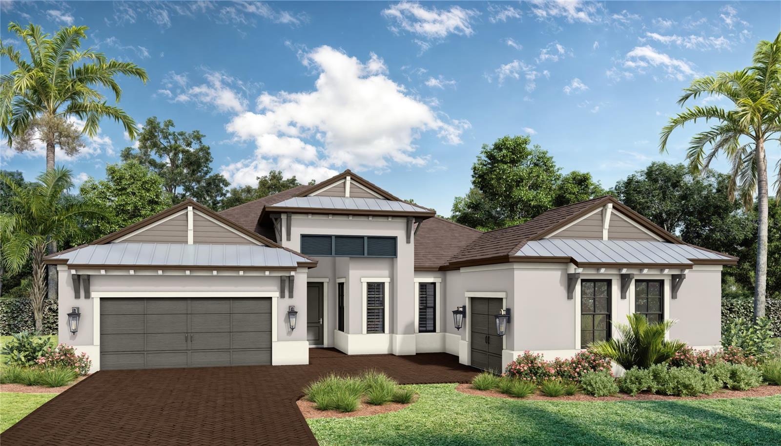 Under Construction. Allow yourself to relax and experience Florida living at Tideline by Neal Signature homes. A small boutique community of 29 homes surrounded by nature, yet minutes to everything. Are beaches and boating calling you? Or, perhaps kayaking, walking trails or bicycling….it’s all here in NW Bradenton This Positano floor plan is really a “Lifestyle” home. With 3BRM/3.5B and 2566SF, living and entertaining is easy. The homes Greatroom/Kitchen with 12-foot ceilings leads your eye out on to the expansive lanai with pool/spa and fireplace to a lake teaming with birds fishing and foraging. This is a spit floor plan so your family/guest have their own area with 2 bedrooms, 2 baths and Den. Primary bedroom opens to the lanai with a luxurious walk in shower and soaking tub. This special place does not exists just anywhere. Call for details and finishes.