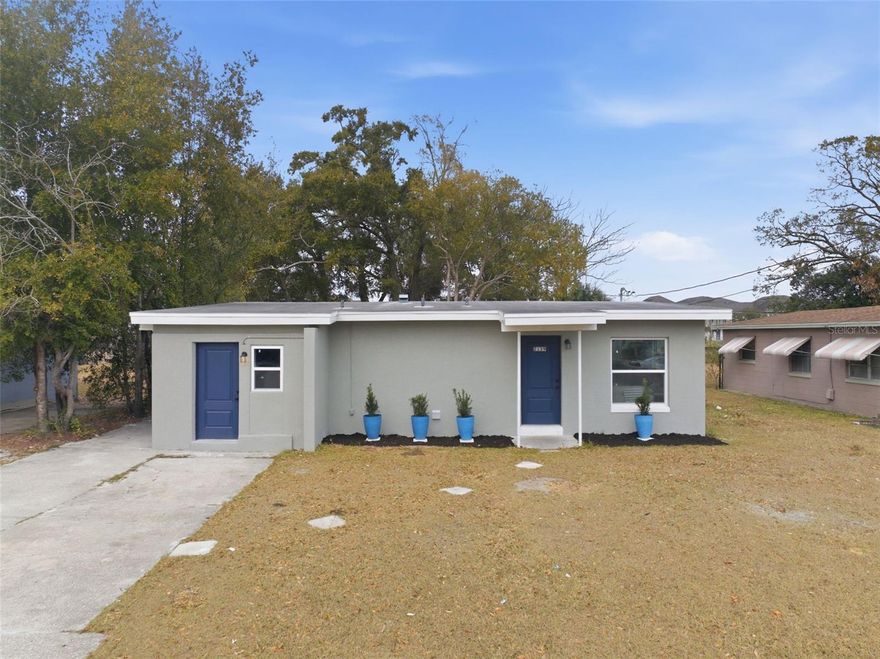 Investor special without the heavy rehab headaches! Great rental opportunity with strong income producing potential and possible duplex set up offering flexibility for multiple rental opportunities, portfolio expansion, or multigenerational living. This renovated 4 bedroom 3 bath property features major updates already completed including roof (2021), brand new HVAC and ductwork (2025), complete electrical rewire, new windows and exterior doors, updated kitchen and bathrooms, tile flooring throughout, fresh stucco and exterior paint. Located minutes from Downtown Orlando, Orlando Health, major highways, shopping, dining and employment centers in a high demand rental corridor. Seller has already completed appraisal, 4 point inspection, wind mitigation and sewer scope providing added value. Please note, the property was professionally staged at the time the photos were taken;furniture is no longer present in the home.