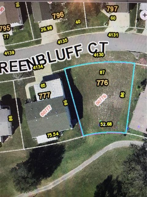 4130 GREENBLUFF COURT 776 ZELLWOOD FL 32798