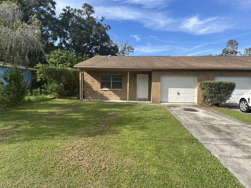 Don't miss out on this spacious and remodeled 2 bedroom, 2 bathroom rental — the perfect place to call home! Located on one side of a well-maintained duplex, this unit offers over 1,100 square feet of updated living space, including a private 1-car garage with washer/dryer hookups. Step inside to find brand-new laminate flooring throughout, new tile flooring in bathrooms, new bathroom vanities, fresh paint, new doors, baseboards, and modern ceiling fans. The heart of the home is the stunning, fully updated kitchen featuring stainless steel appliances, quartz countertops, gorgeous backsplash, and real wood soft-close cabinetry. Both bedrooms are generously sized, and the master bedroom has an ensuite. Enjoy the peace of mind of living in a freshly renovated home that’s move-in ready. Ideally located near shopping, dining, and just minutes from the world-famous Gulf Beaches – this one has it all! Don't delay make your appointment today!!!